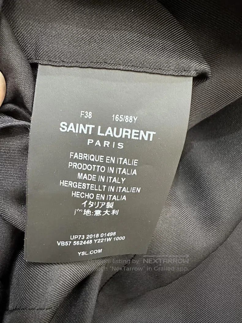 Saint Laurent Paris Saint Laurent Paris blazer Size XS / US 0-2 / IT 36-38 - 6 Thumbnail