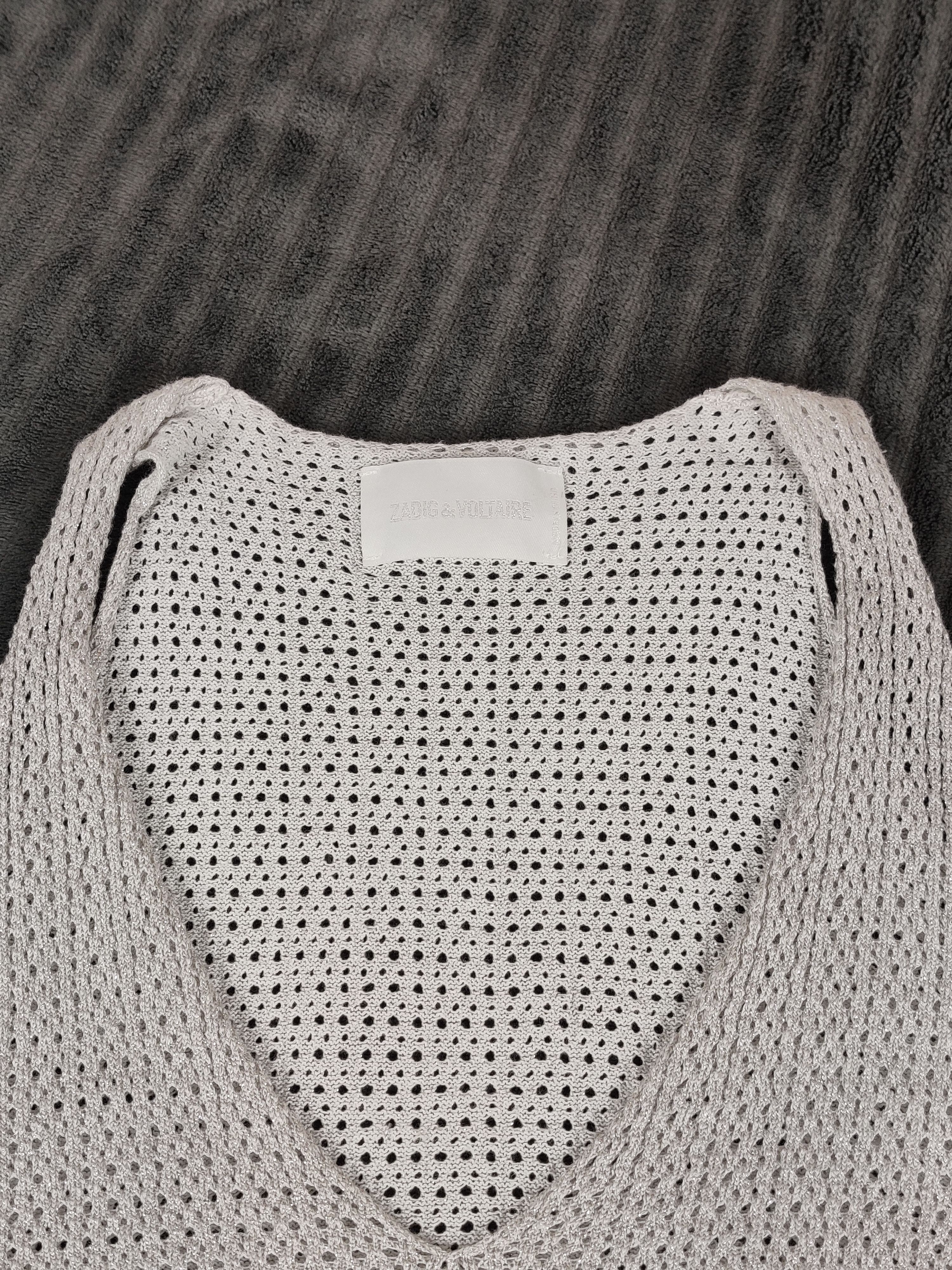 Zadig & Voltaire Zadig Voltaire Mesh Glitter Tank Top Size M / US 6-8 / IT 42-44 - 2 Thumbnail