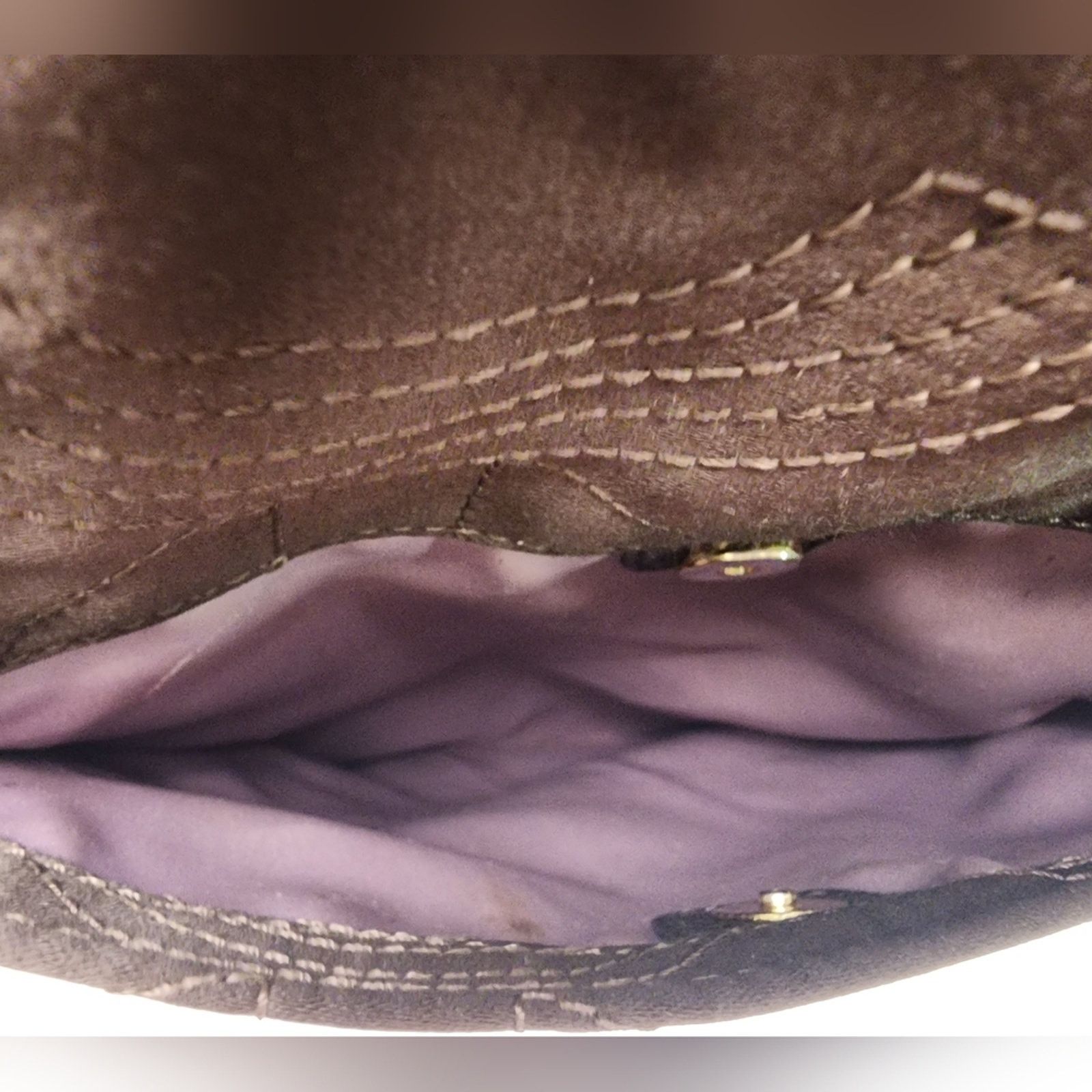 Coach Coach purple satin and enamel Brown Tote Bag J0973 Size ONE SIZE - 12 Thumbnail