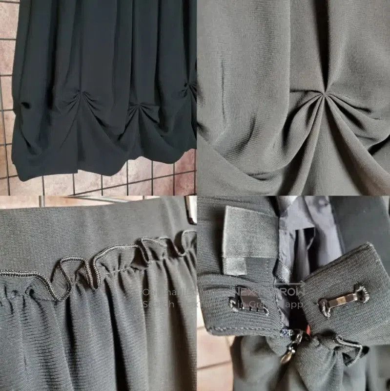 Other Lanvin Black Polyester Women's Half Skirt . Size 23" - 4 Thumbnail
