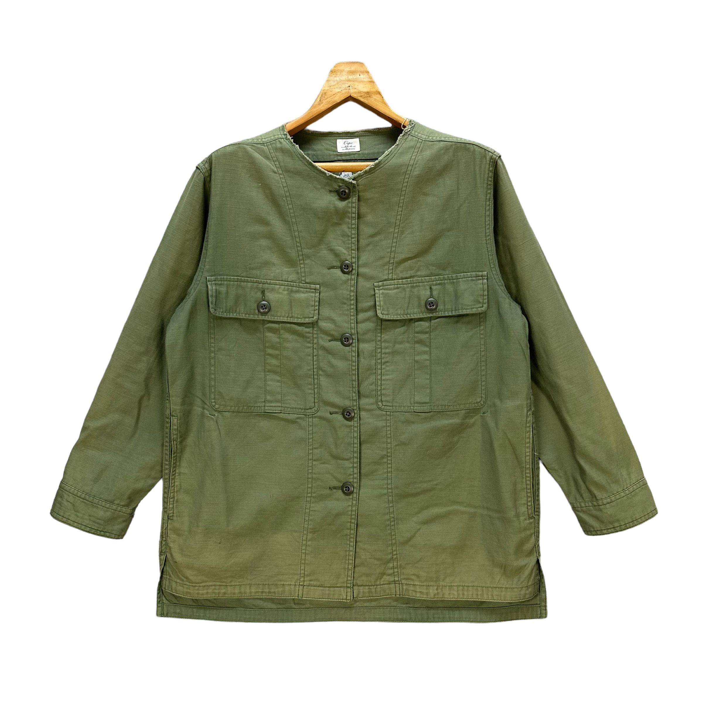 Japanese Brand CEPO Native Logo Button Shirt Jacket #A4-0080 Size M / US 6-8 / IT 42-44 - 4 Thumbnail