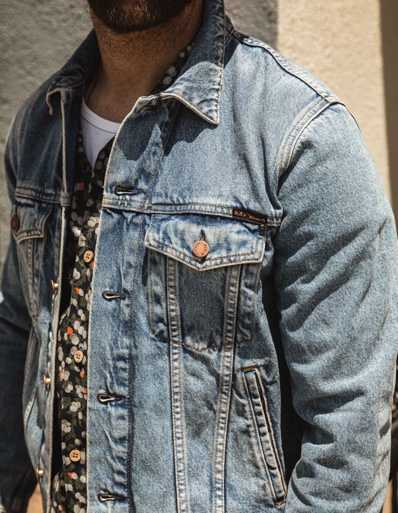 Nudie Jeans Nudie Jeans Brand New Robby Vintage Blue Denim Jacket Small Size US S / EU 44-46 / 1 - 5 Thumbnail