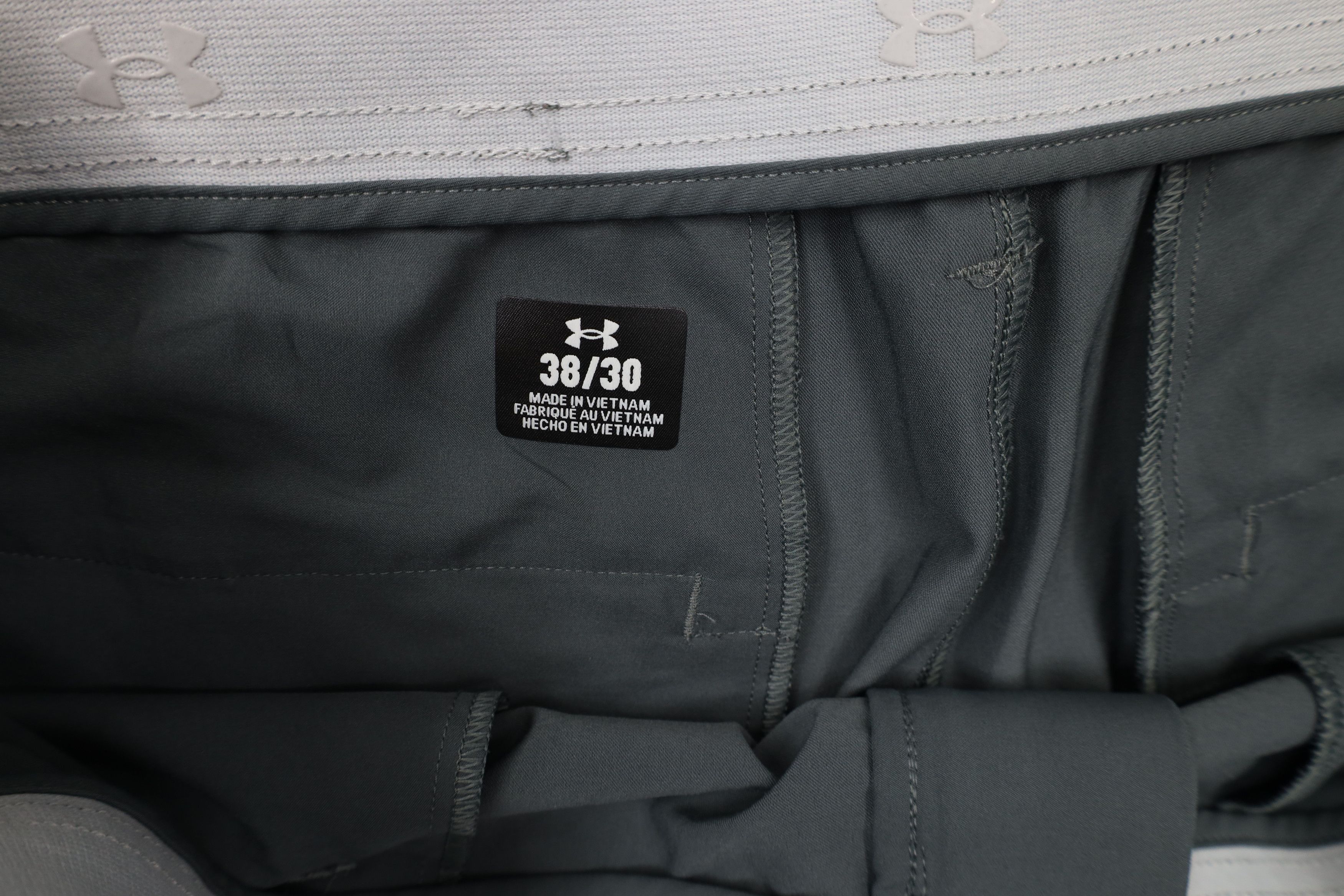 Under Armour × Vintage Under Armour Stretch Tech Golfing Golf Chino Pants Gray Size US 38 / EU 54 - 9 Thumbnail