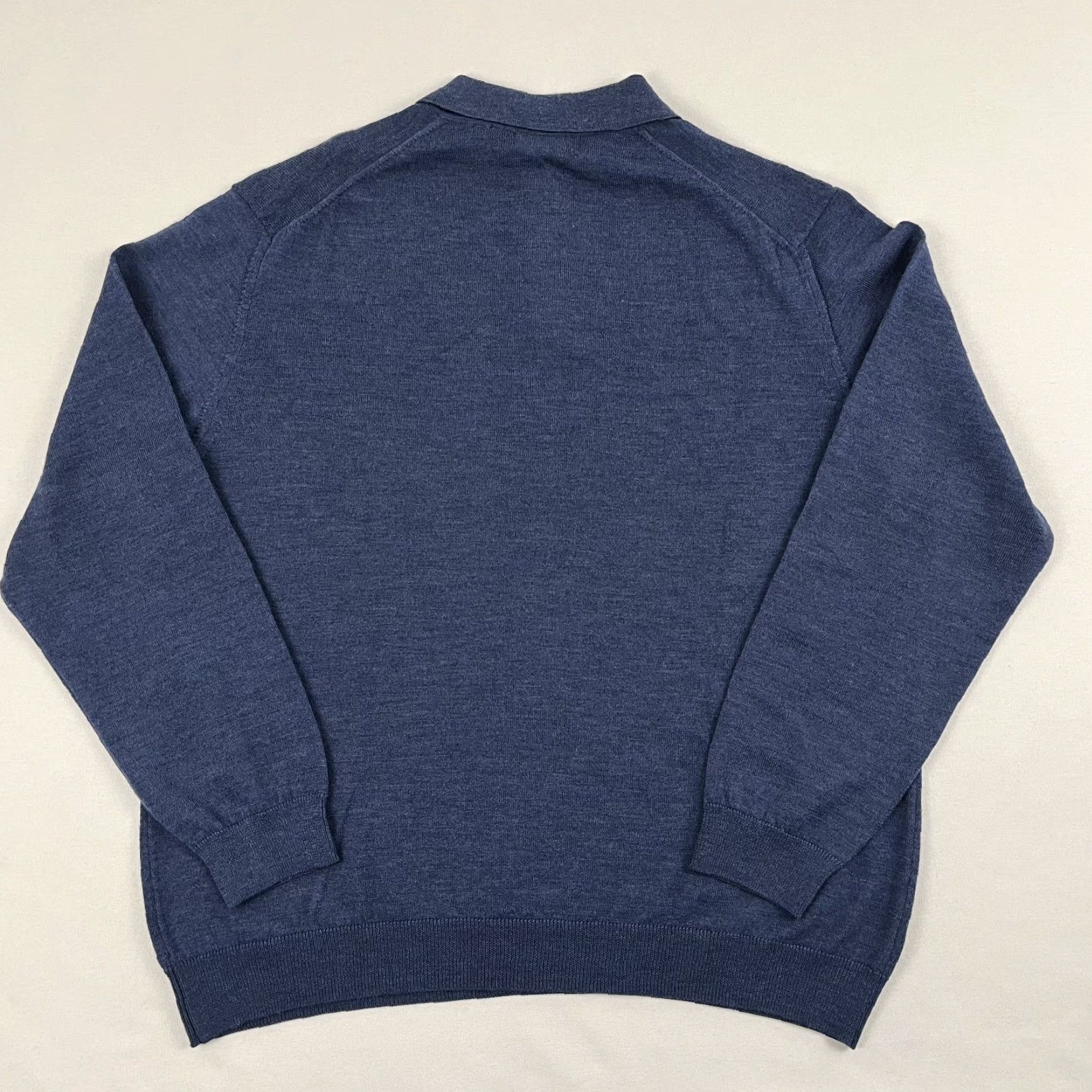 Vintage VINTAGE John Ashford Sweater Polo Mens XL Merino Wool Blue Jumper Academia Old Money VTG Size US XL / EU 56 / 4 - 6 Thumbnail