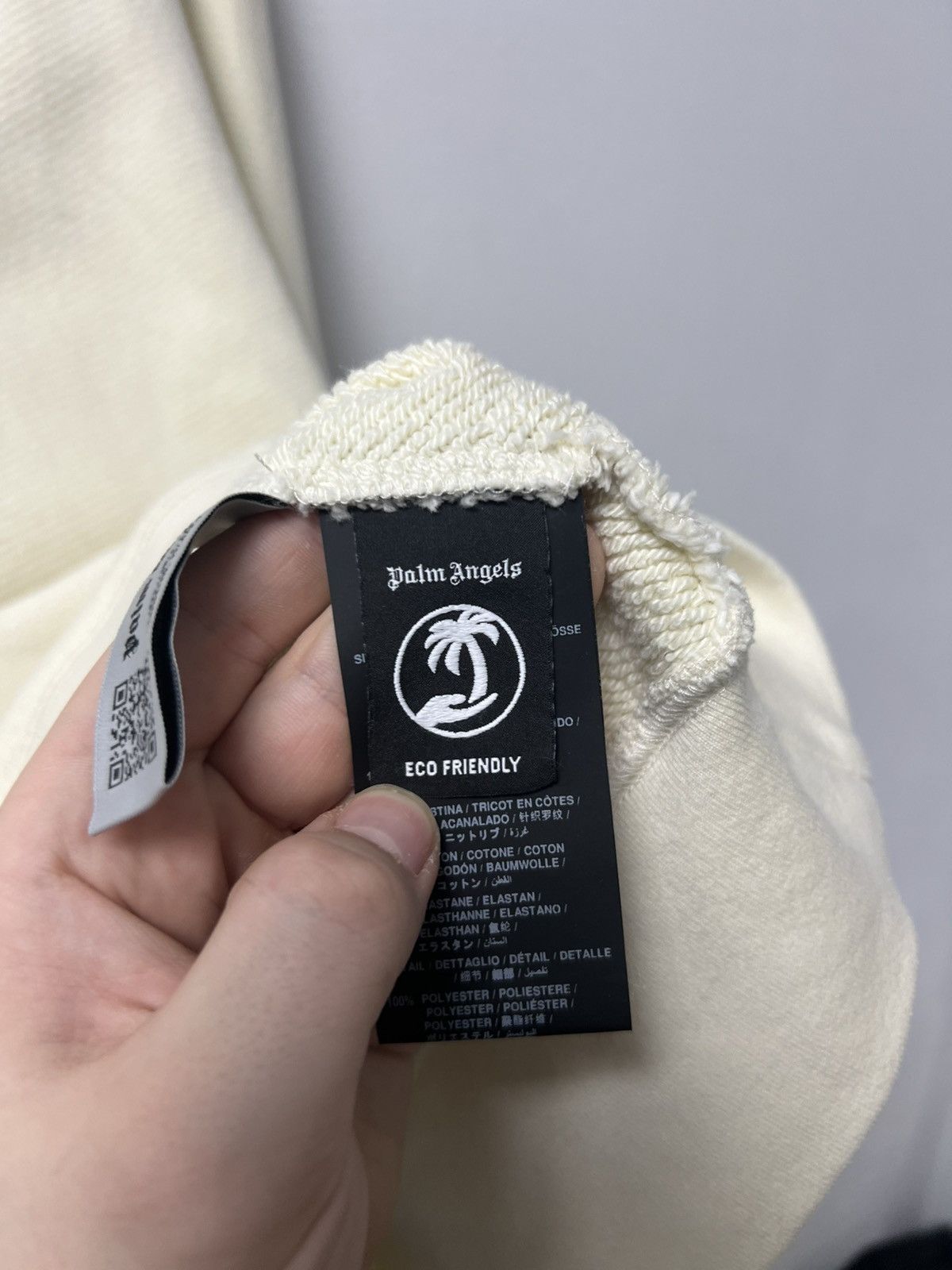 Palm Angels Palm Angels Sweatshirt Big Logo Luxury White Size US S / EU 44-46 / 1 - 12 Thumbnail
