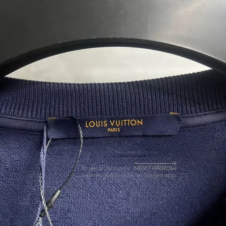 Louis Vuitton Louis Vuitton Navy Solid 3D Pocket Short Sleeve Size US L / EU 52-54 / 3 - 2 Thumbnail