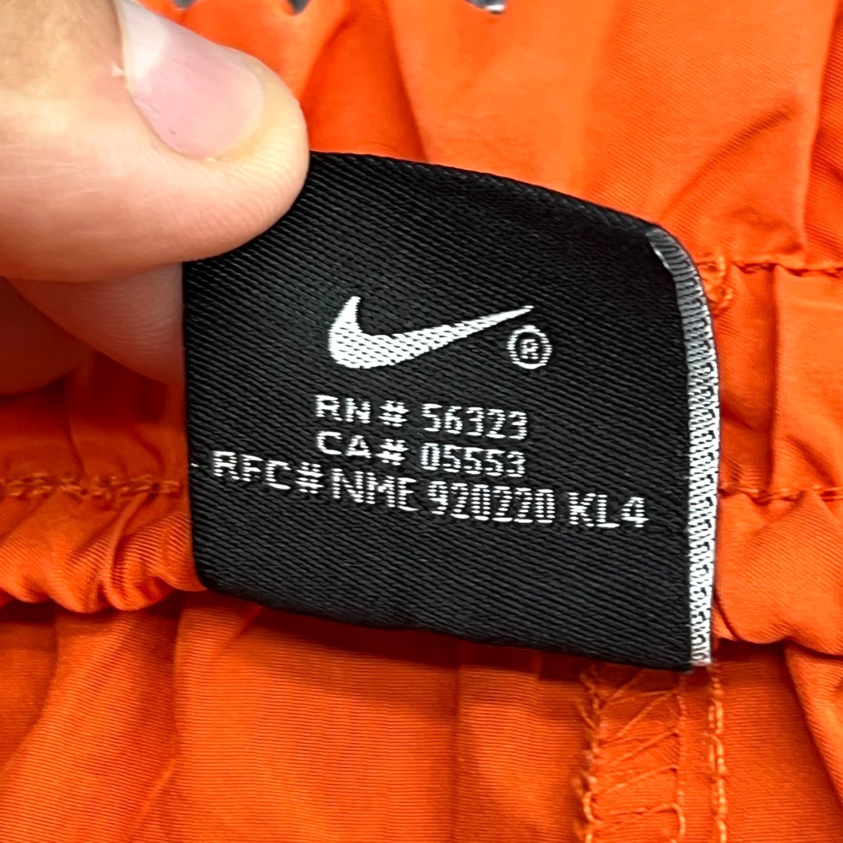 Nike Nike Agassi Mens Tennis Shorts Large Orange Vintage VTG Y2K Swoosh Athletic Casual Activewear Shorts Size US 33 - 6 Thumbnail