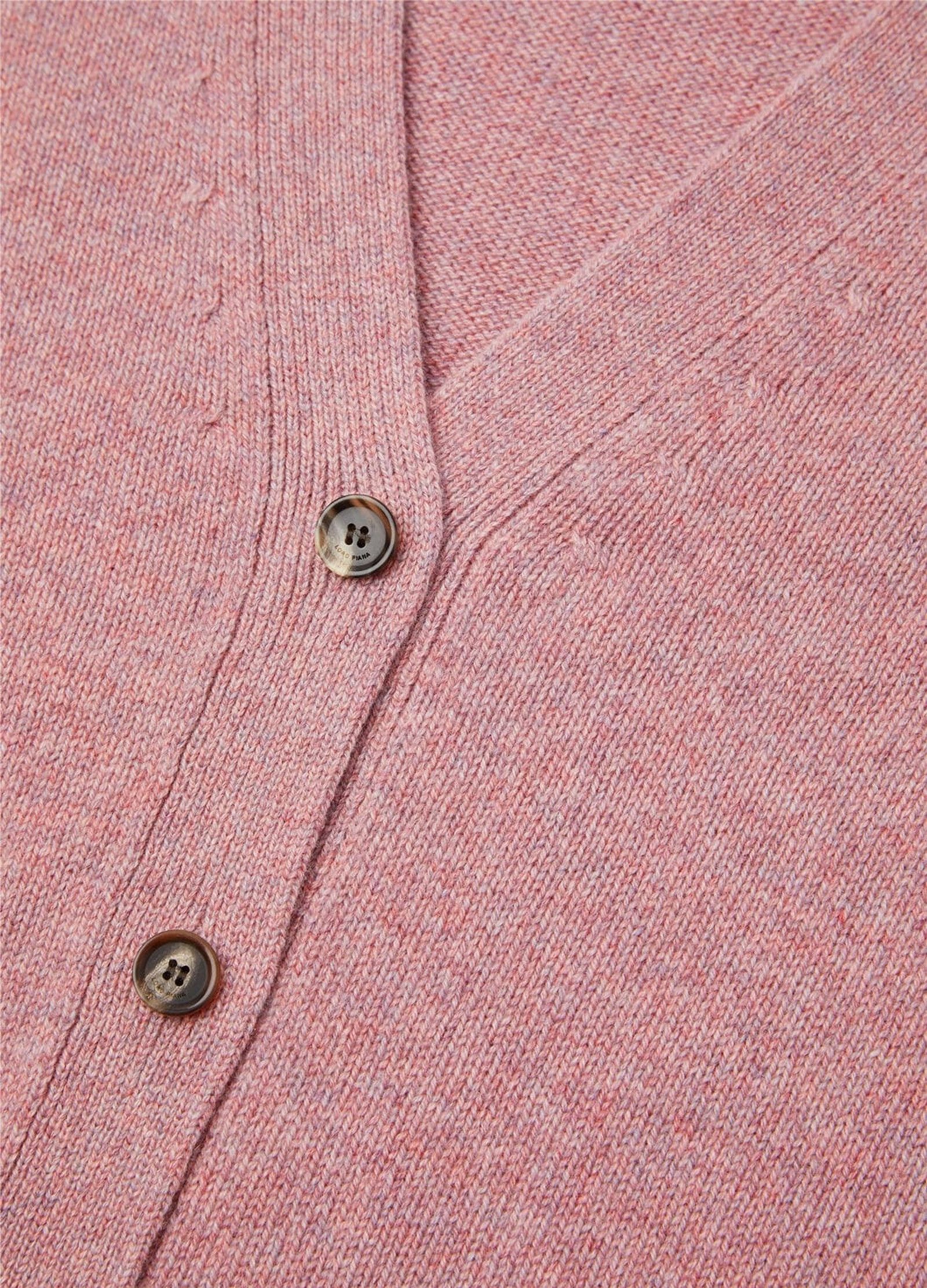 Loro Piana o1srvl11e0526 FAP1736 Parksville Cardigan in Pink Size L / US 10 / IT 46 - 7 Thumbnail