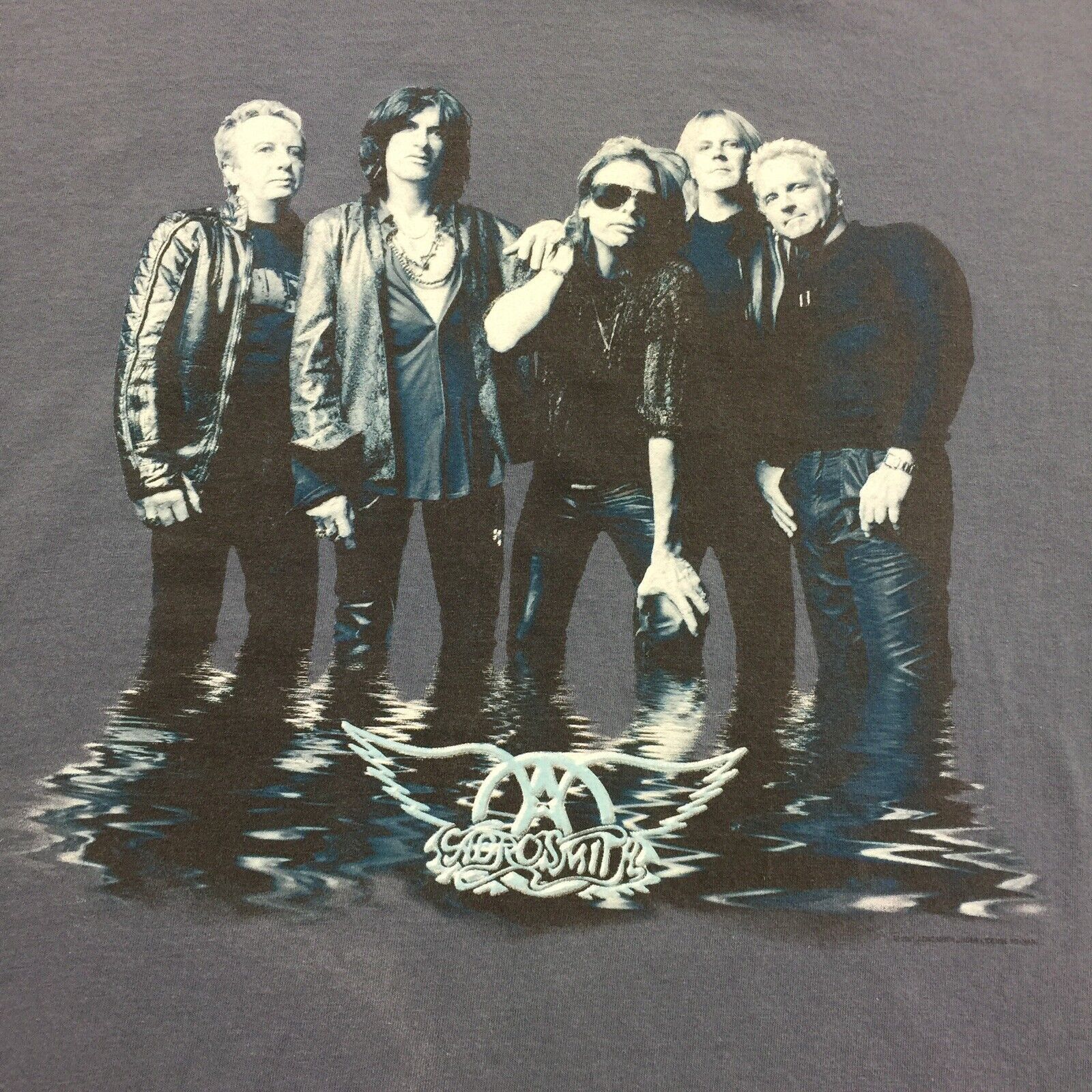 Giant Vintage 2001 Aerosmith Just Push Play Tour Band T-Shirt Size US XL / EU 56 / 4 - 3 Thumbnail