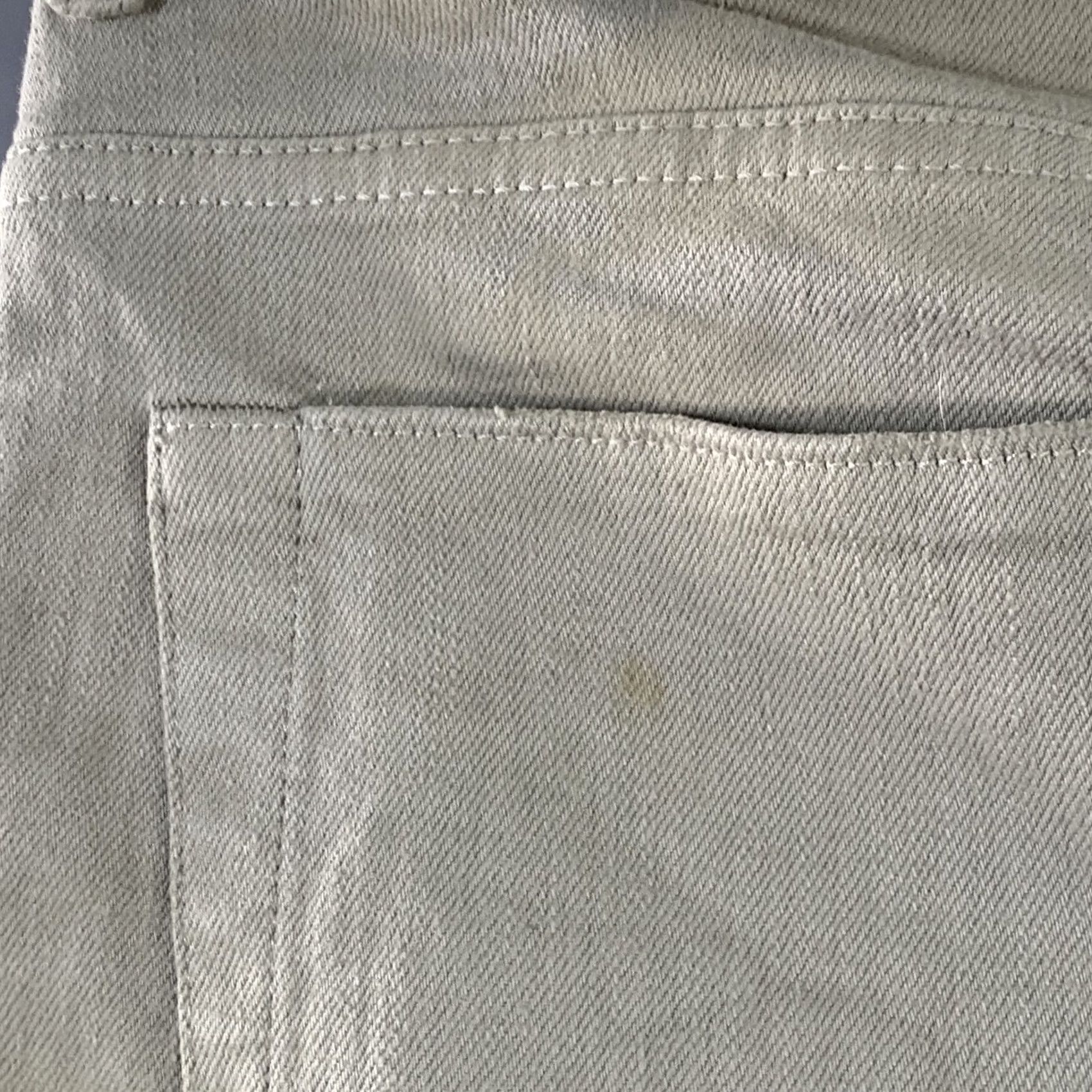 Diesel DIESEL BLACK GOLD Jeans Size 33 Grey Distressed Cotton Blend Stacked Mens Inseam 51 Size US 33 - 7 Thumbnail