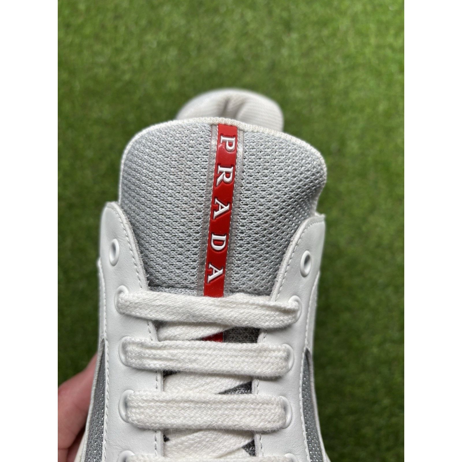 Prada Prada Americas Cup ' White Leather ' | GREAT CONDITION! Size US 11 / EU 44 - 6 Thumbnail