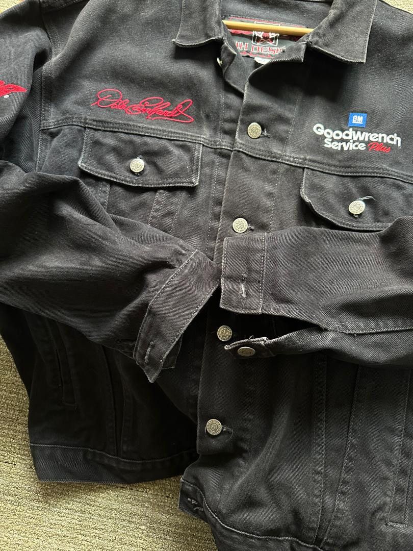 NASCAR × Vintage NASCAR DALE EARNHARDT DENIM JACKET Size US XL / EU 56 / 4 - 5 Thumbnail