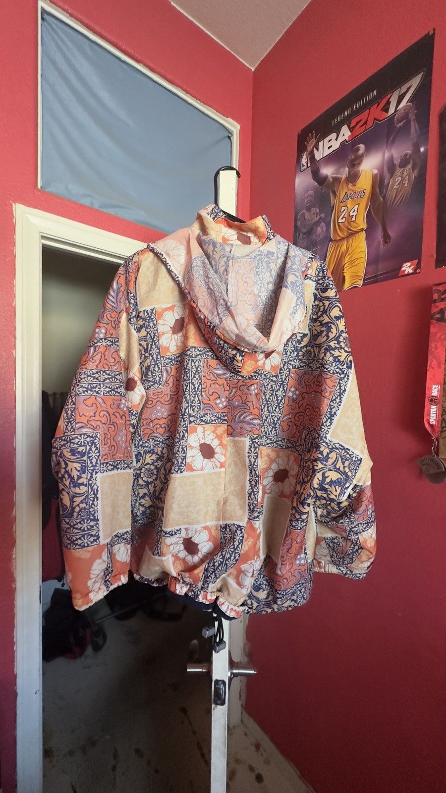 Vintage Floral pattern zip up Size US XXL / EU 58 / 5 - 2 Thumbnail