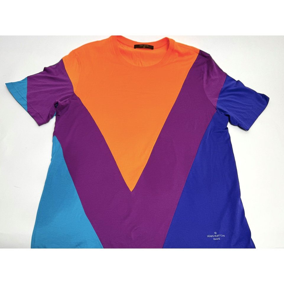 Louis Vuitton Men's Louis Vuitton LV Colorblock Pattern T-Shirt Size XL Size US XL / EU 56 / 4 - 9 Thumbnail