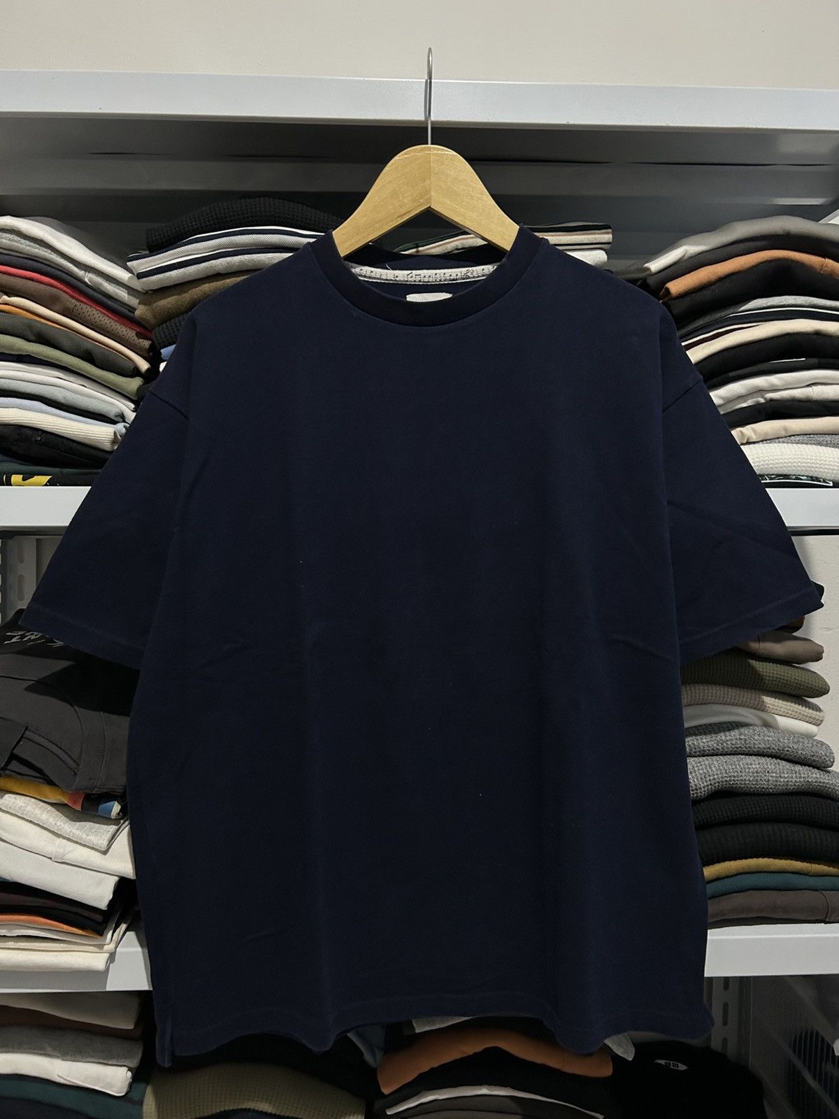 Number (N)ine NUMBER (N)INE Blank Shirt (Navy) Size US XL / EU 56 / 4 - 1 Thumbnail