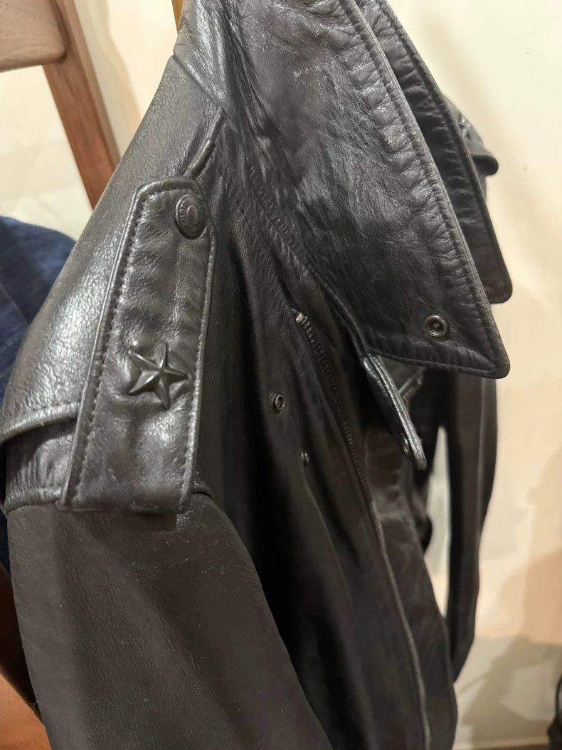 Schott Schott Leather coat Size US XL / EU 56 / 4 - 3 Thumbnail