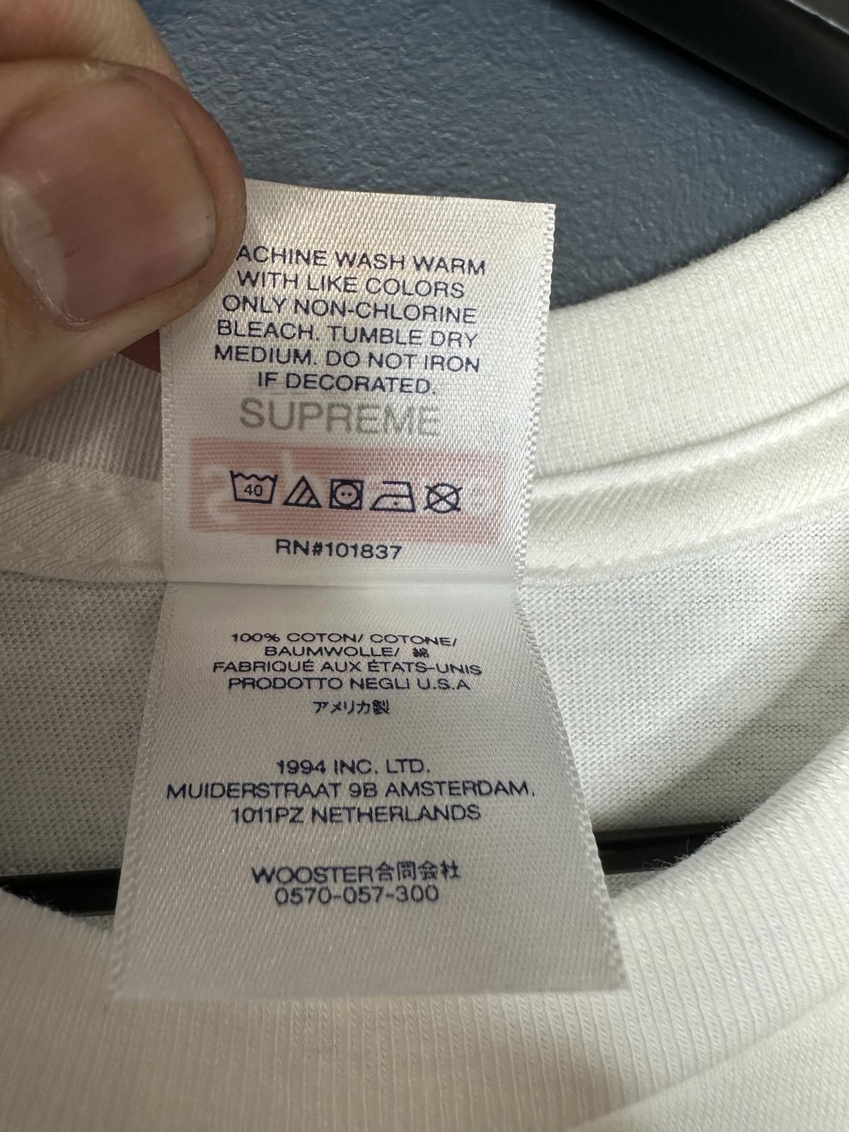 Supreme Supreme Paint Tee Size Small White Color New Size ONE SIZE - 4 Thumbnail