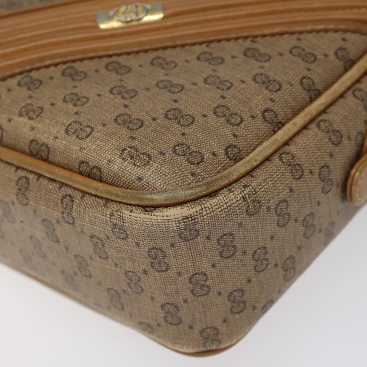 Gucci GUCCI Micro GG Supreme Shoulder Bag Pvc Leather Brown Gold Size ONE SIZE - 10 Thumbnail