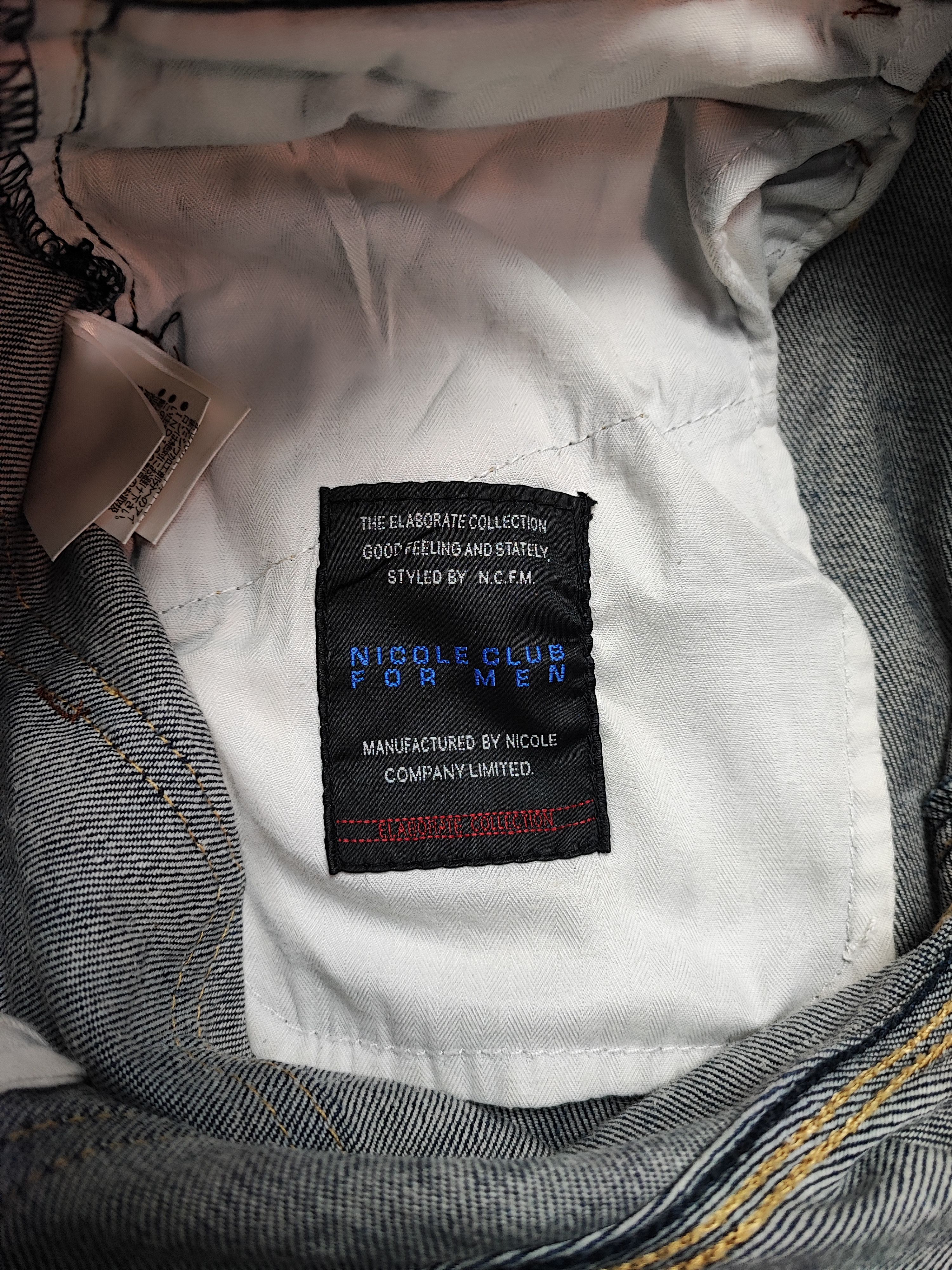 If Six Was Nine Nicole Club Distress Jeans Size US 30 / EU 46 - 19 Thumbnail