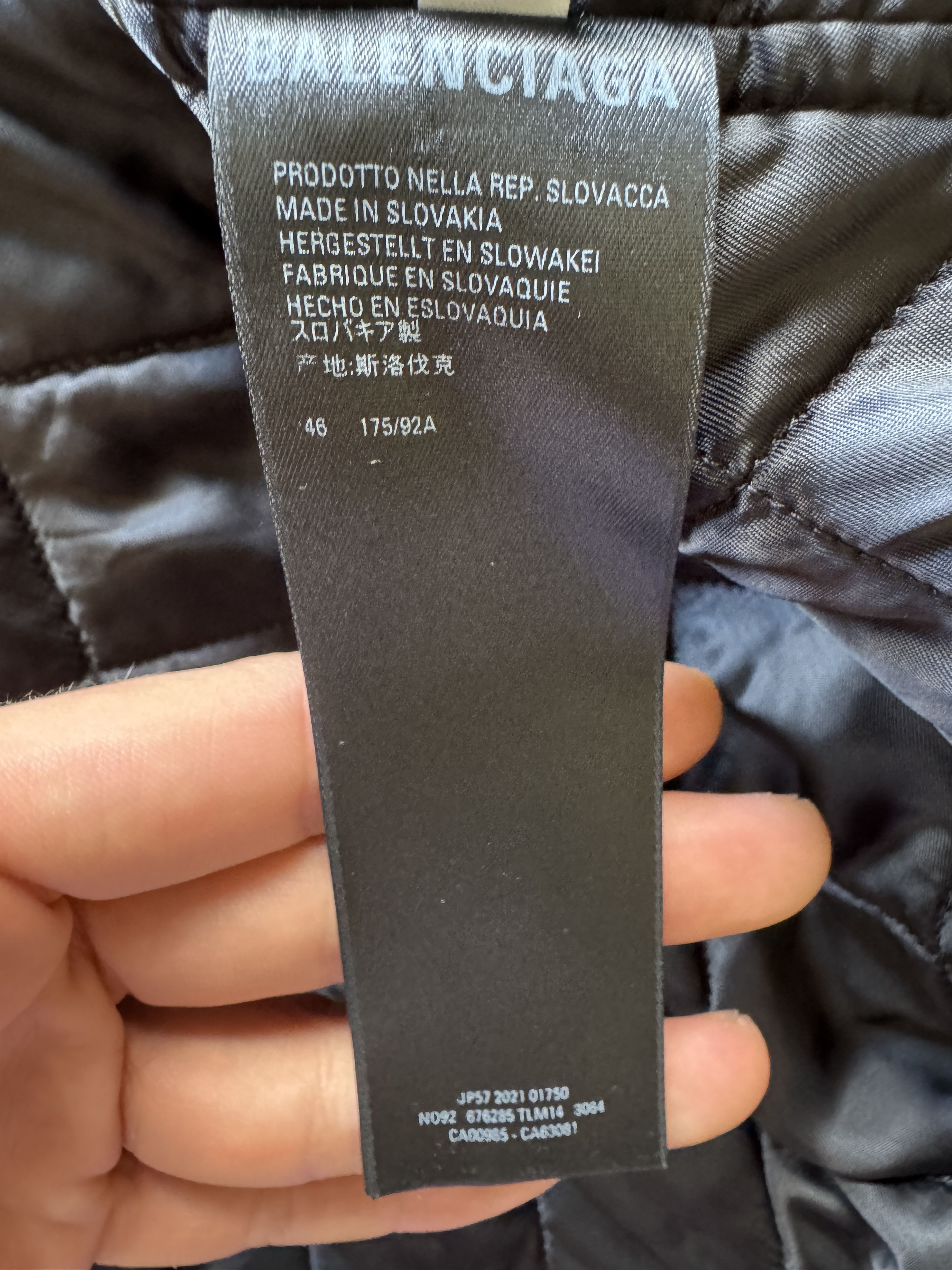 Balenciaga Padded Oversized Check Shirt Size US S / EU 44-46 / 1 - 22 Thumbnail