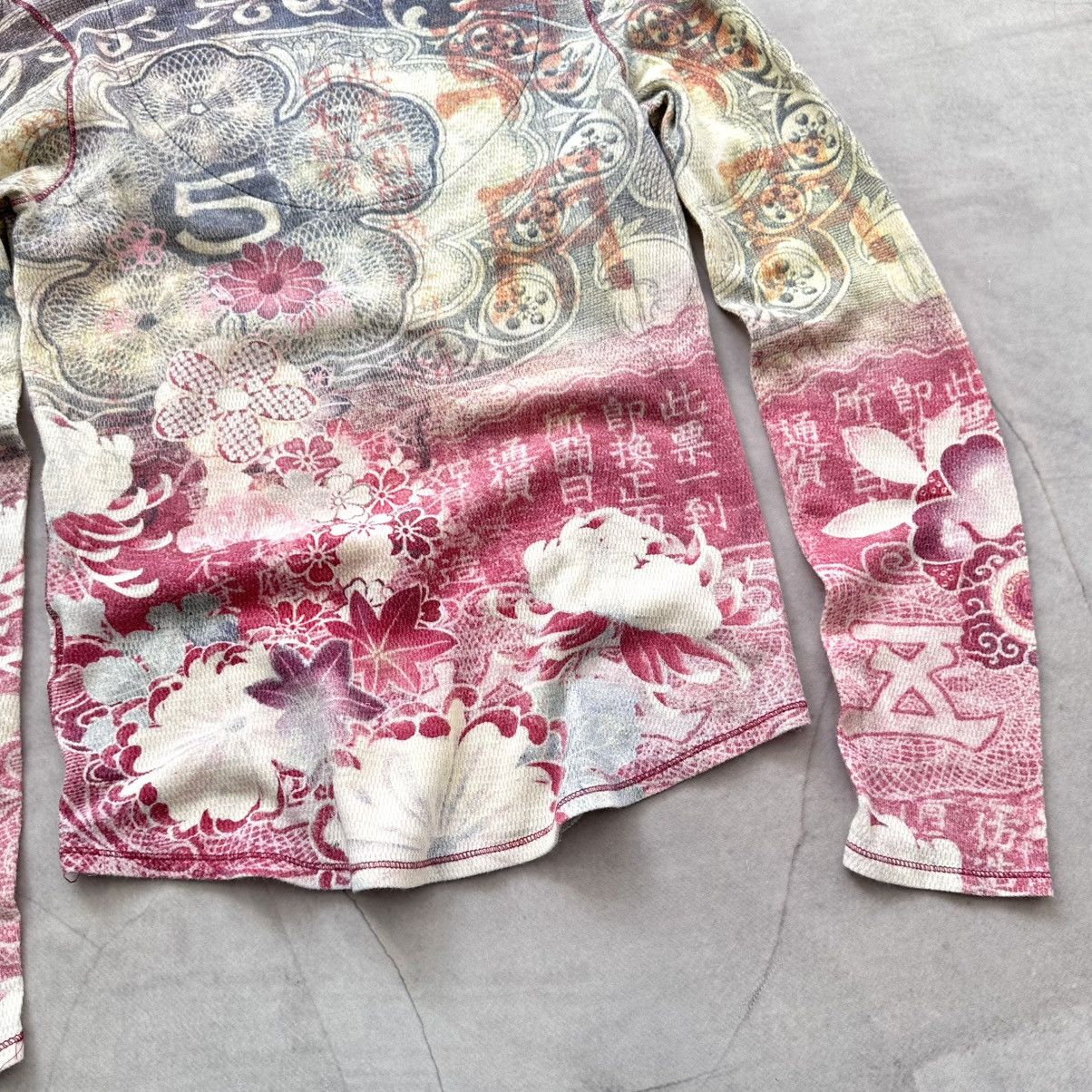 Hysteric Glamour × Undercover 00s Japan Floral Long Sleeve T Shirt Cop Copine Style Size L / US 10 / IT 46 - 16 Thumbnail