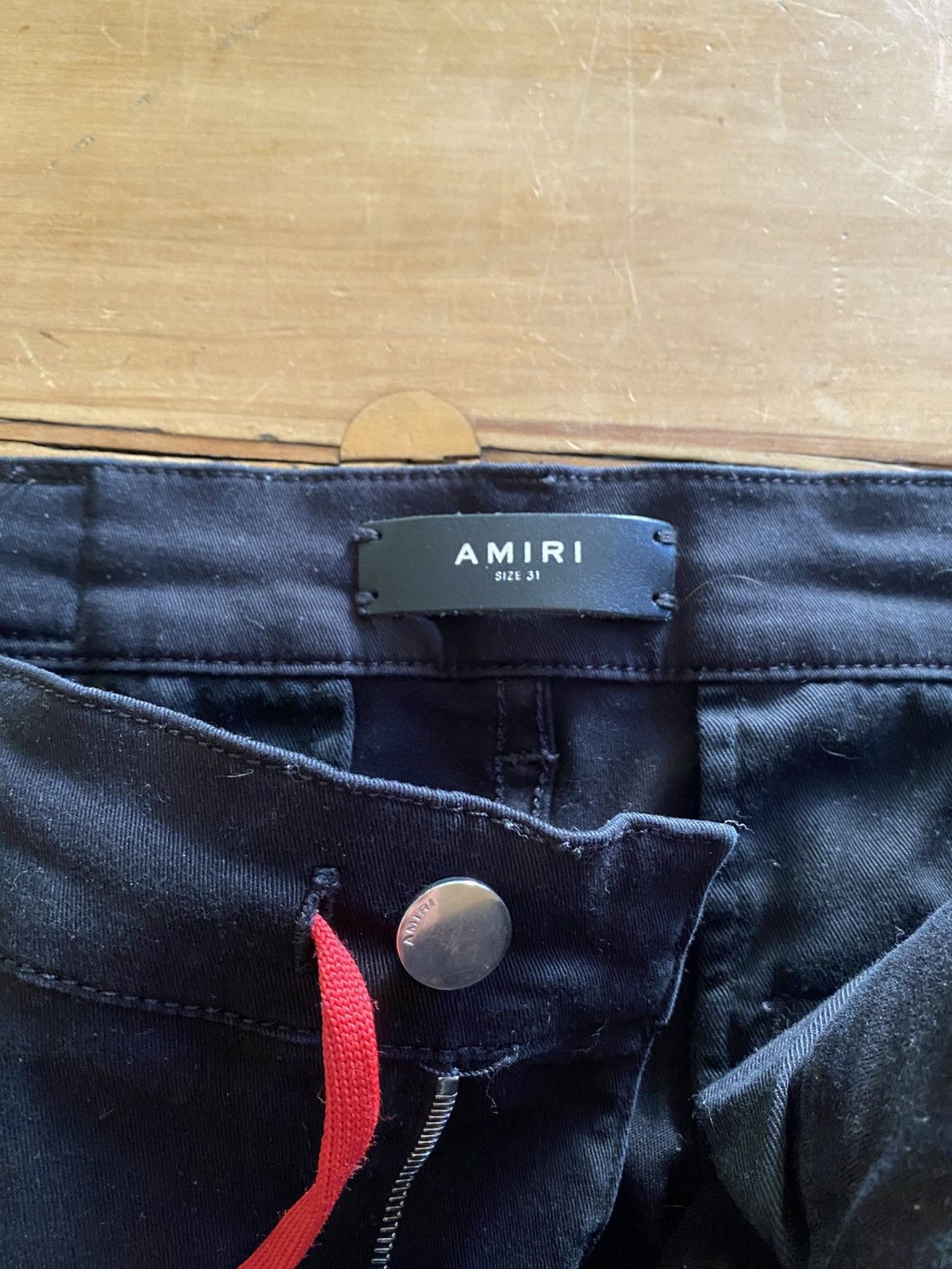 Amiri Black Amiri denim skinny jeans Size US 31 - 4 Thumbnail