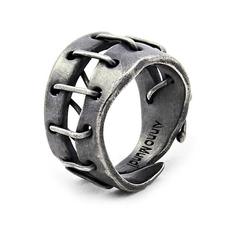 Jewelry Dark Jewelry Rings Open Size Chrome Ring (Size 7-13) Size ONE SIZE - 5 Thumbnail