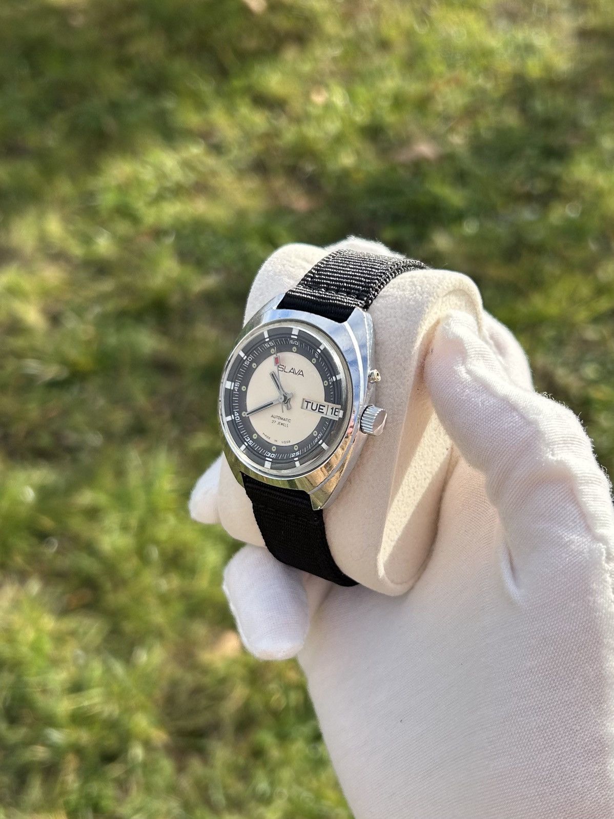 Vintage Vintage Watch Slava Made in USSR Soviet Mechanical 1980s Size ONE SIZE - 5 Thumbnail
