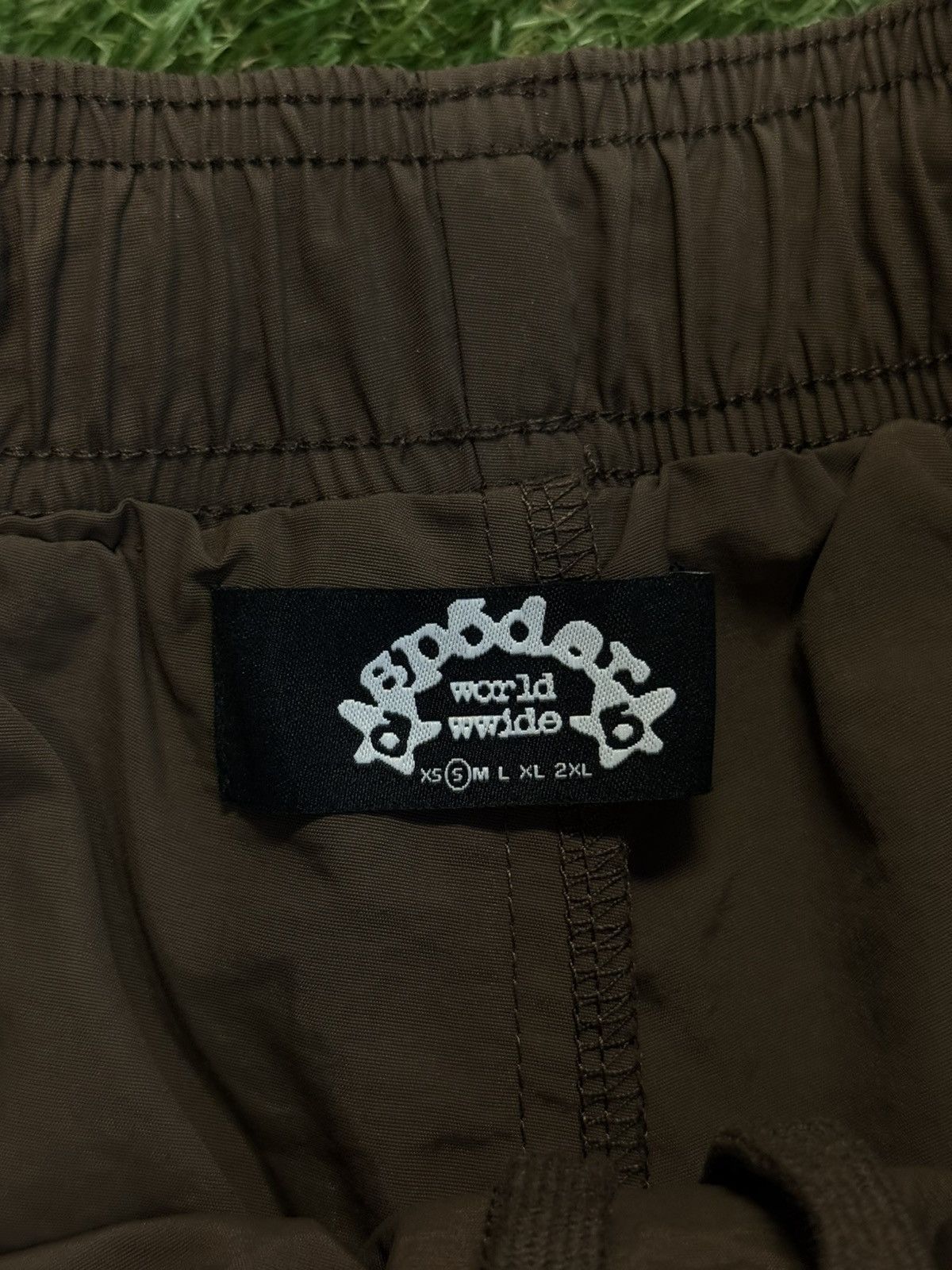 Sp5der Sp5der Double Layer Web Shorts Brown Blue Size S (NEW) Size US 27 - 7 Thumbnail