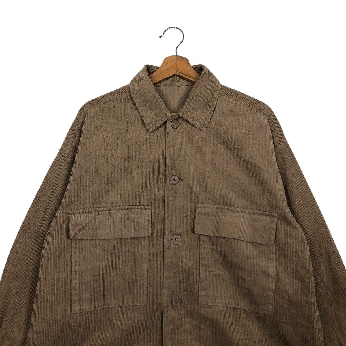 Other 🔥VINTAGE SHIRT WORK JACKET CORDUROY GU ISSEY MIYAKE Size US M / EU 48-50 / 2 - 5 Thumbnail