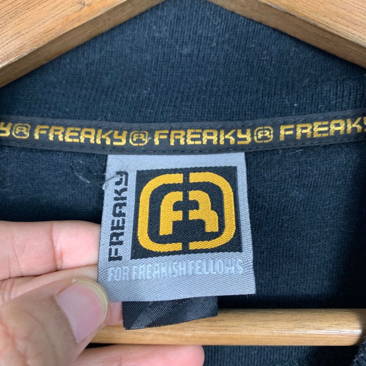 Japanese Brand FREAKY Spellout Big Logo Varsity Jacket #2064-C90 Size US L / EU 52-54 / 3 - 17 Thumbnail