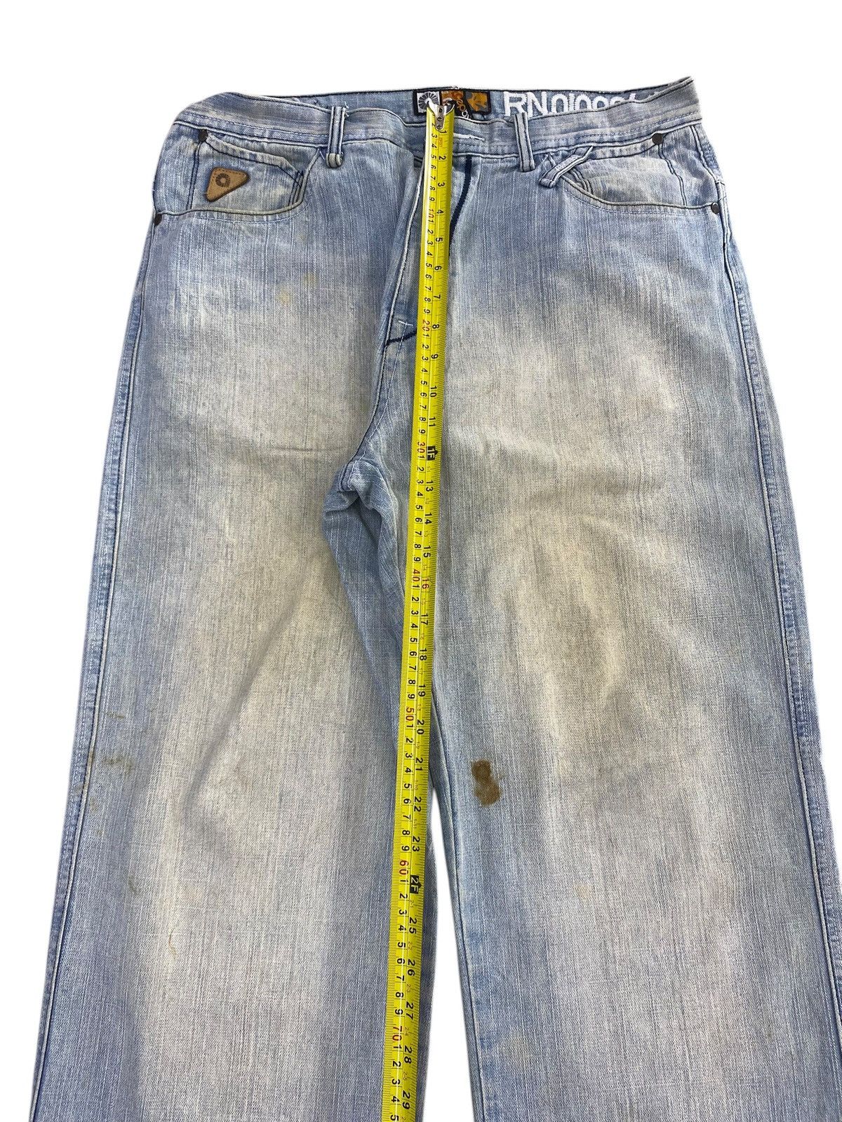 Japanese Brand Japanese Brand Light Faded Wash Style Loose Jeans Size US 34 / EU 50 - 6 Thumbnail