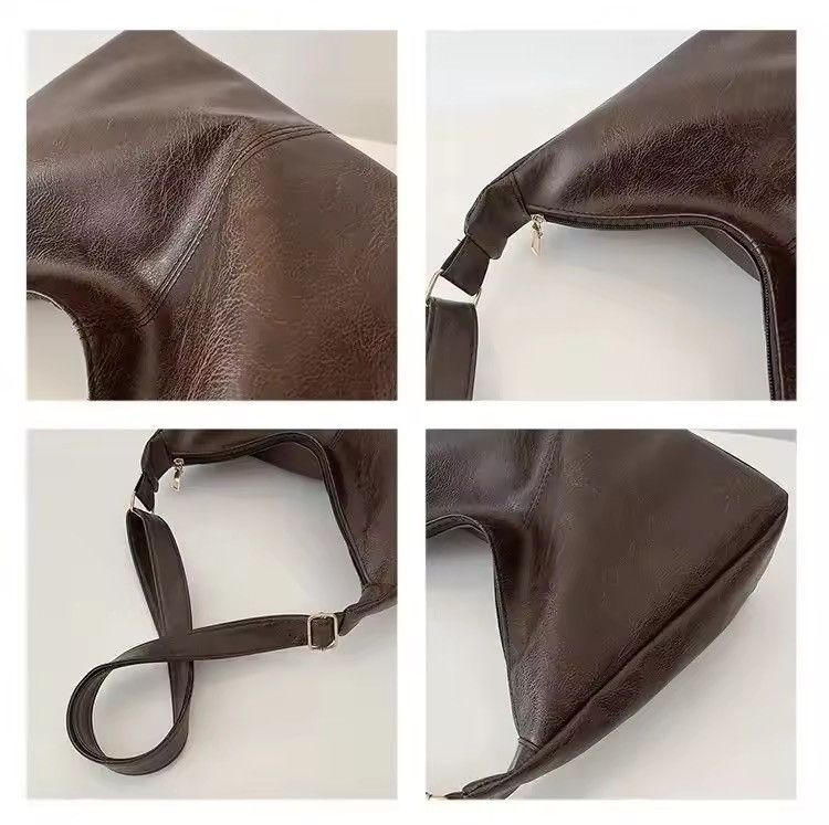 Vintage Premium Hobo Vintage Underarm Tote | PU Street Bag Size ONE SIZE - 4 Thumbnail