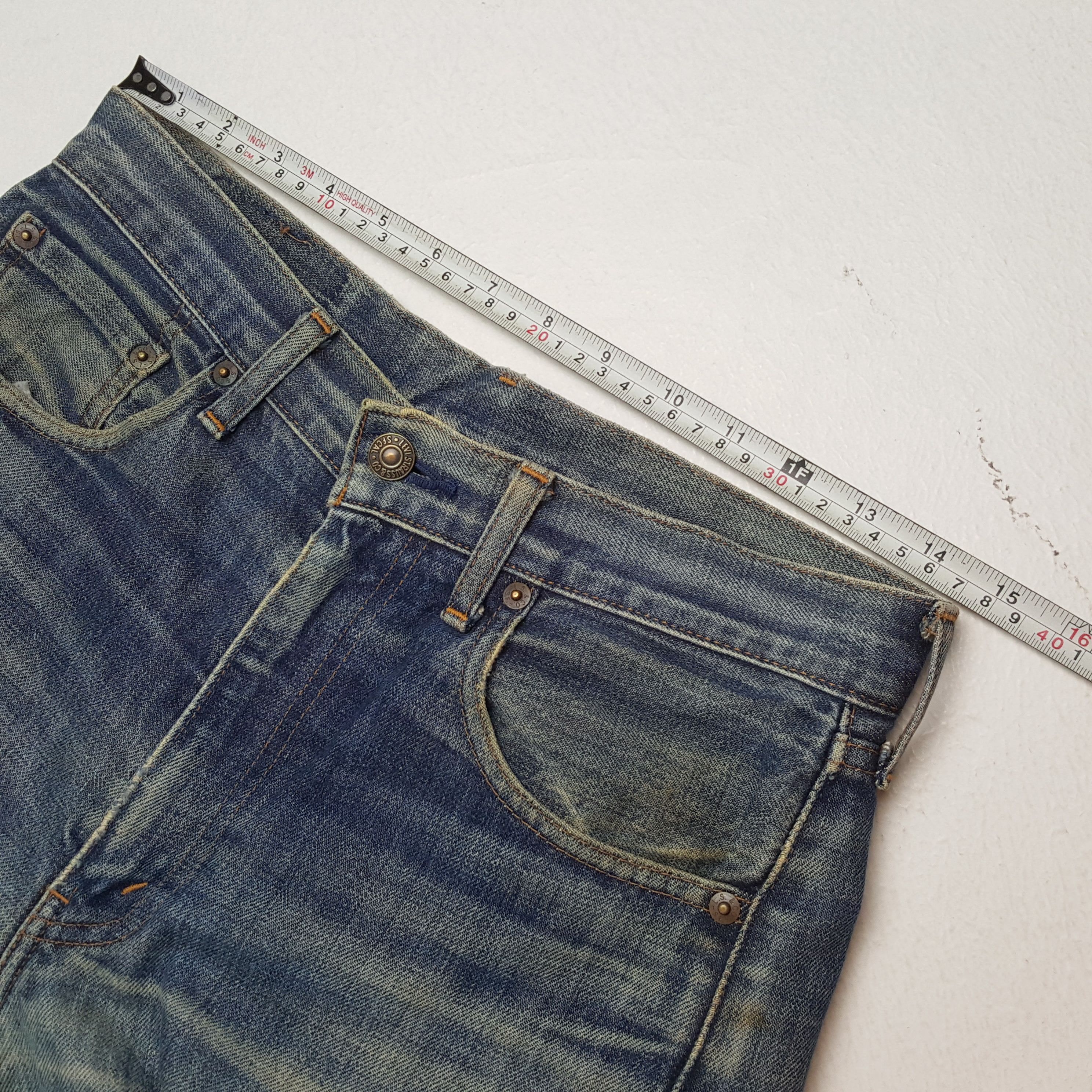 Levi's × Vintage LEVI'S Distressed Jeans Daily Streetwear Style Size US 29 - 7 Thumbnail