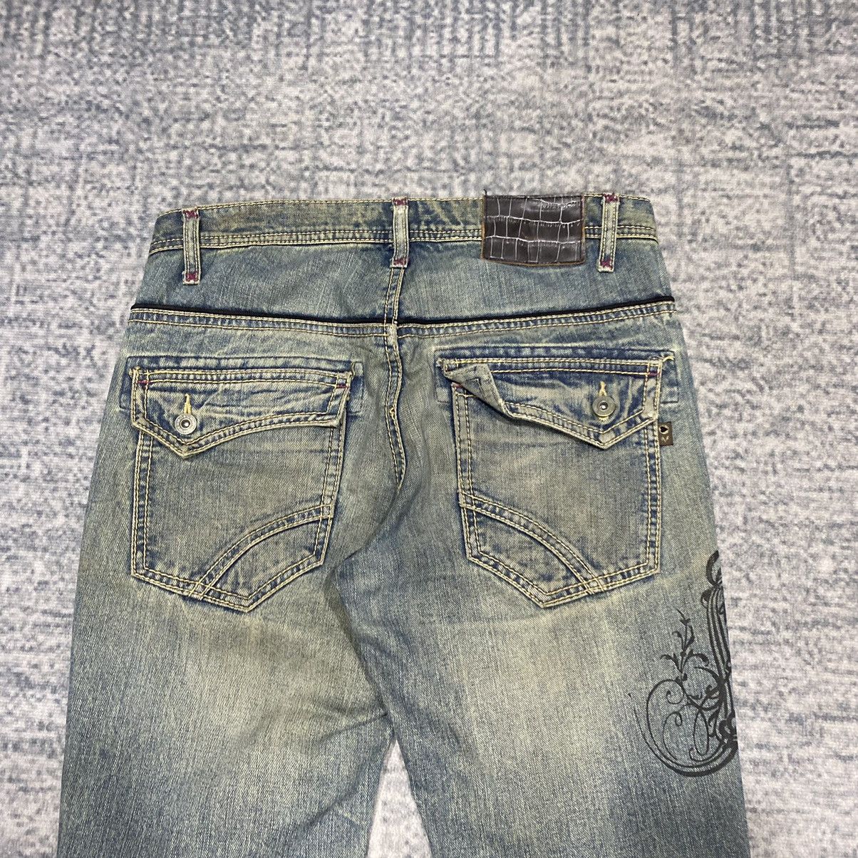 Hysteric Glamour Flare☠️ Morgan Homme Mud Wash Jeans Punk Y2K Grunge Size US 31 - 12 Thumbnail