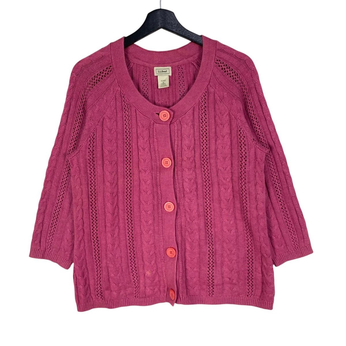L.L. Bean Vintage LL Bean Knit Cardigan Sweater Women Button Up Size S / US 4 / IT 40 - 1 Thumbnail