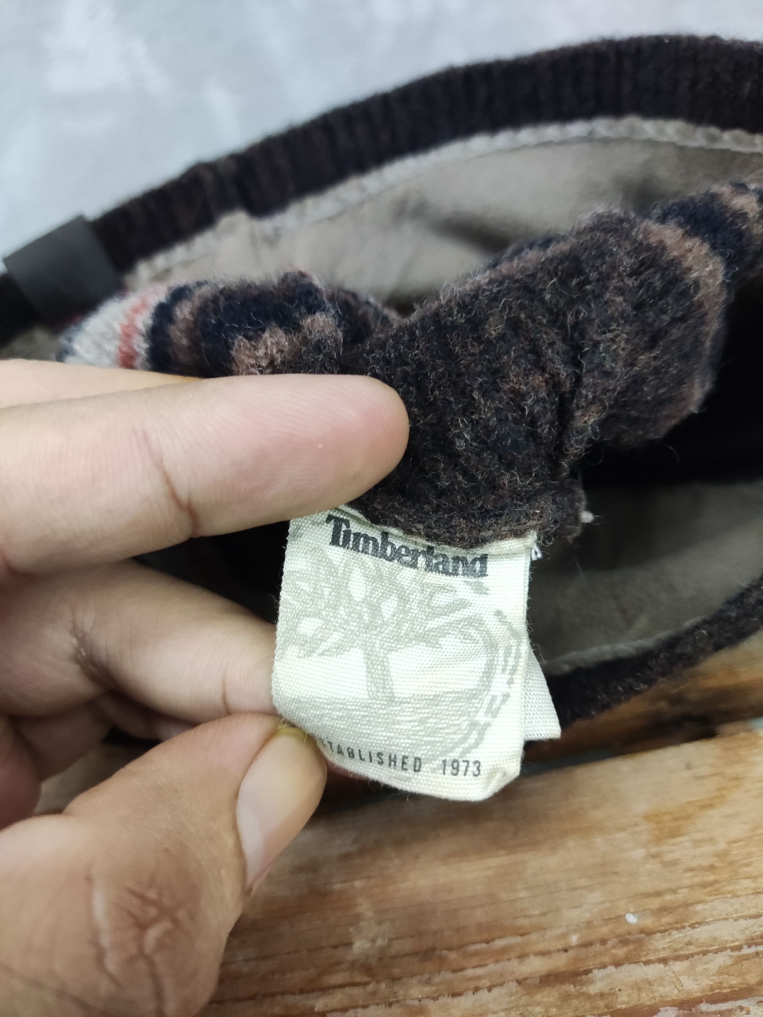 Timberland Vintage Timberland Striped Wool Beanie Hat Size ONE SIZE - 5 Thumbnail