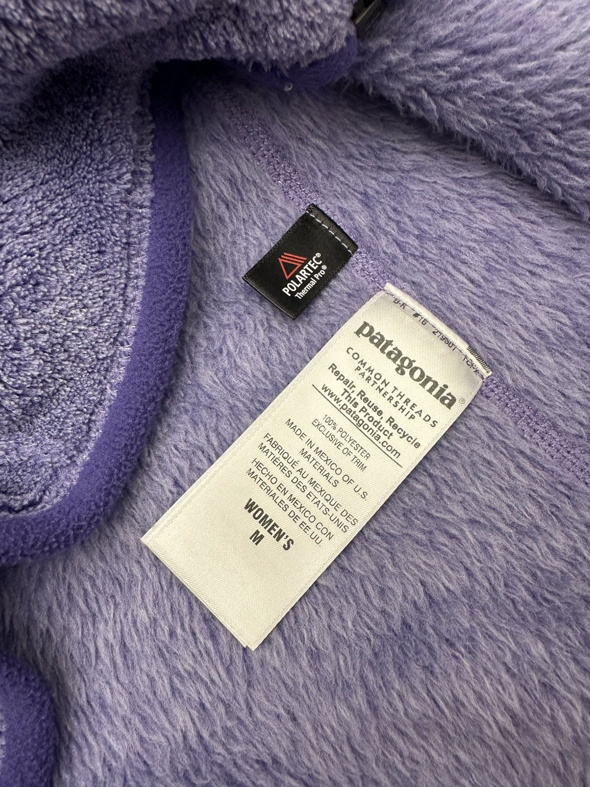 Patagonia Vintage Patagonia Vest Womens Medium Purple Full Zip Fleece Size M / US 6-8 / IT 42-44 - 7 Thumbnail