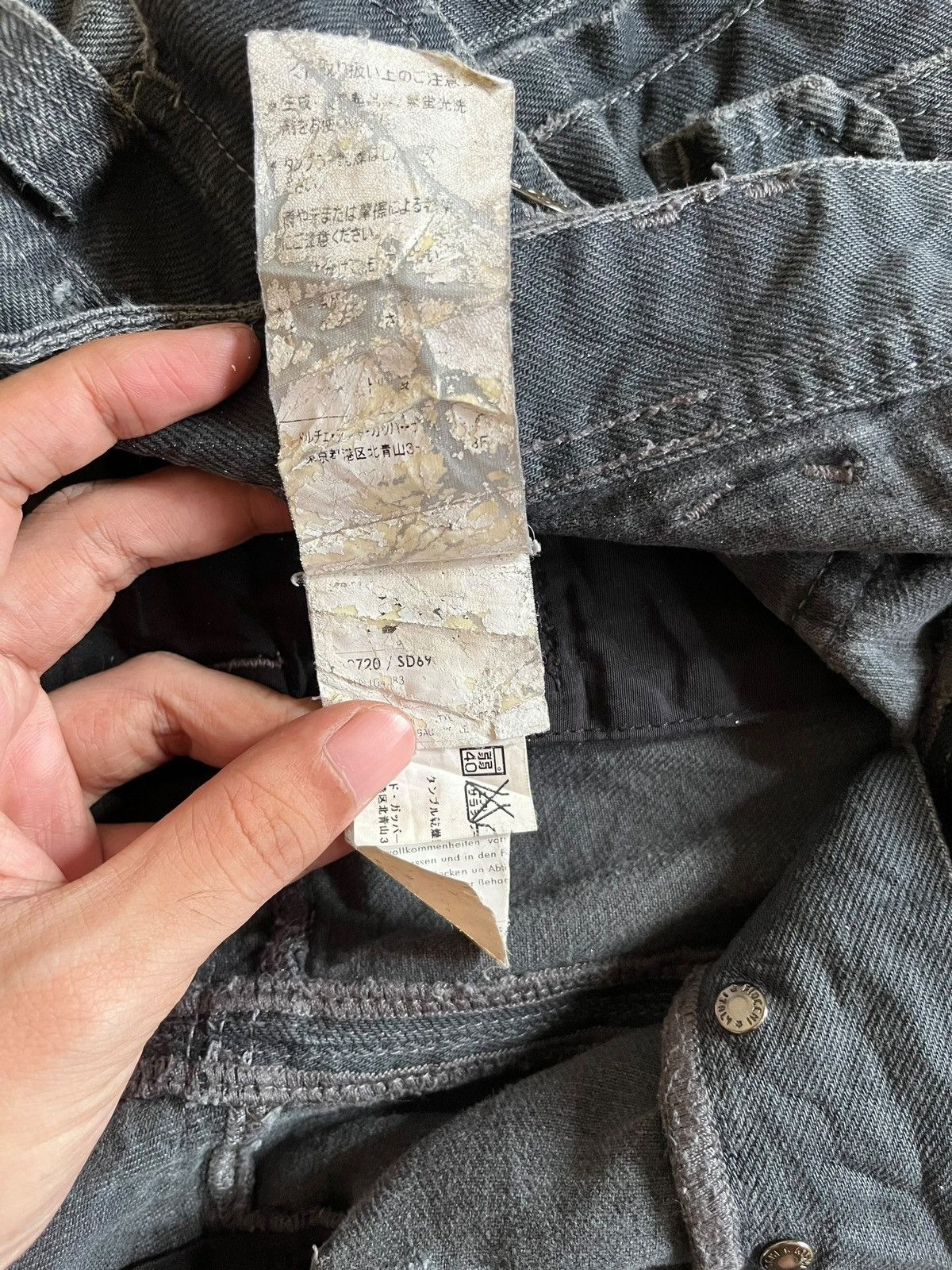 Dolce & Gabbana Vintage Dolce Gabbana Tactical Multi Pocket Baggy Jeans Size US 35 - 12 Thumbnail