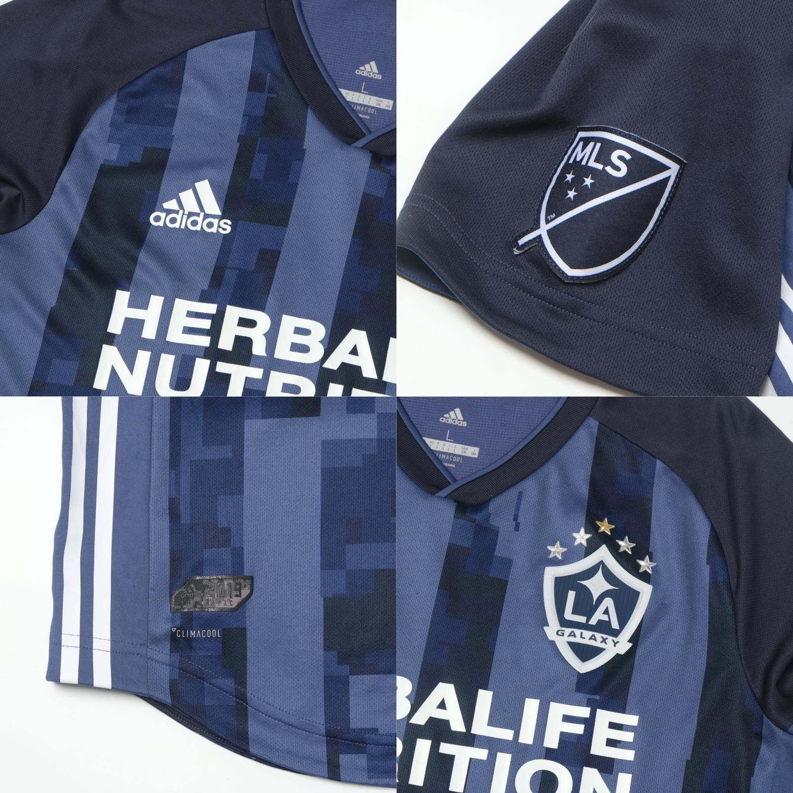 Adidas 2019/20 LA Galaxy Away Shirt MLS Chicharito (L) Size US L / EU 52-54 / 3 - 7 Thumbnail
