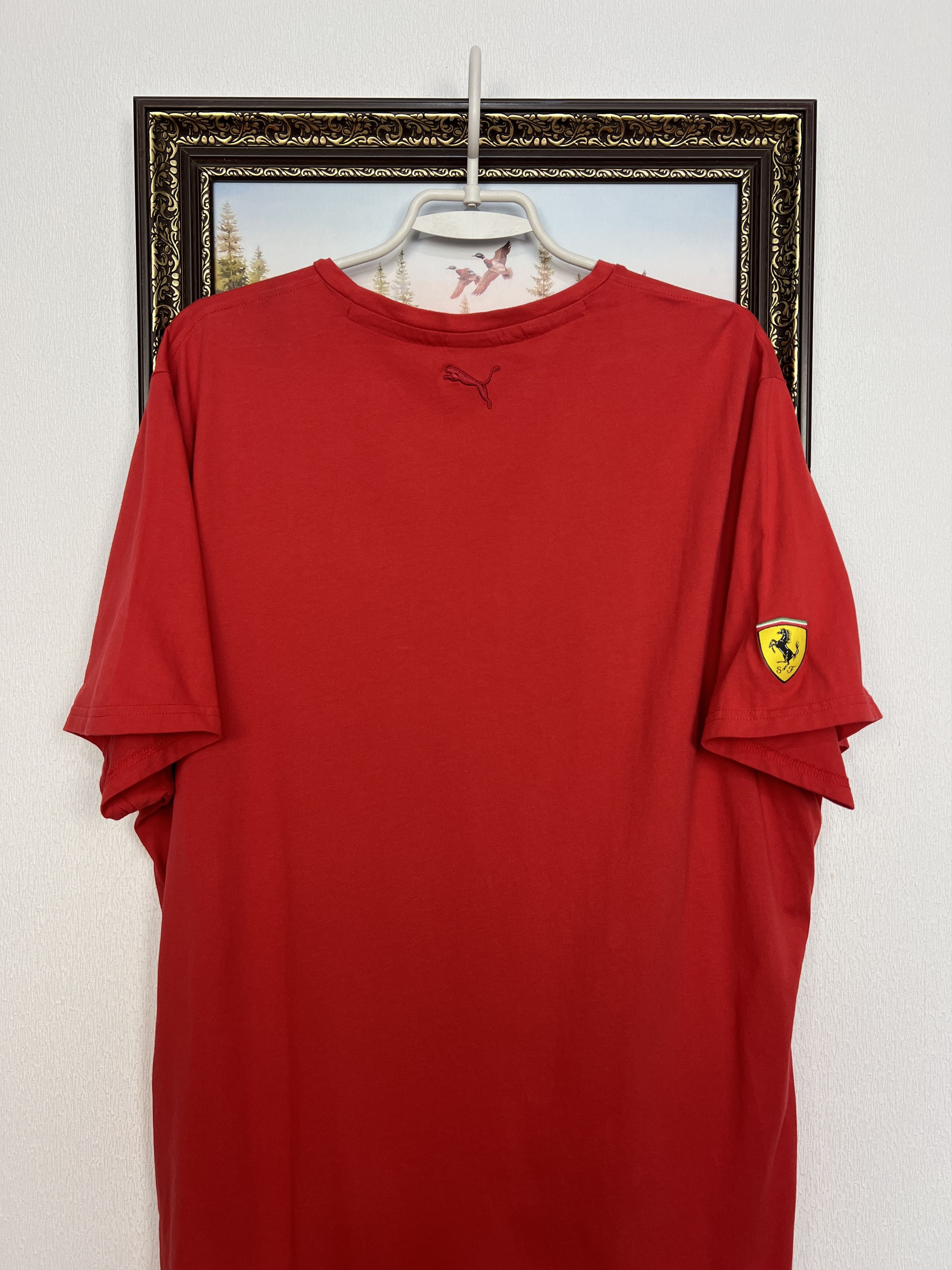 Puma Ferrari Racing Shirt Jersey Formula 1 Over Print Logo Trikot Size US XXL / EU 58 / 5 - 8 Thumbnail