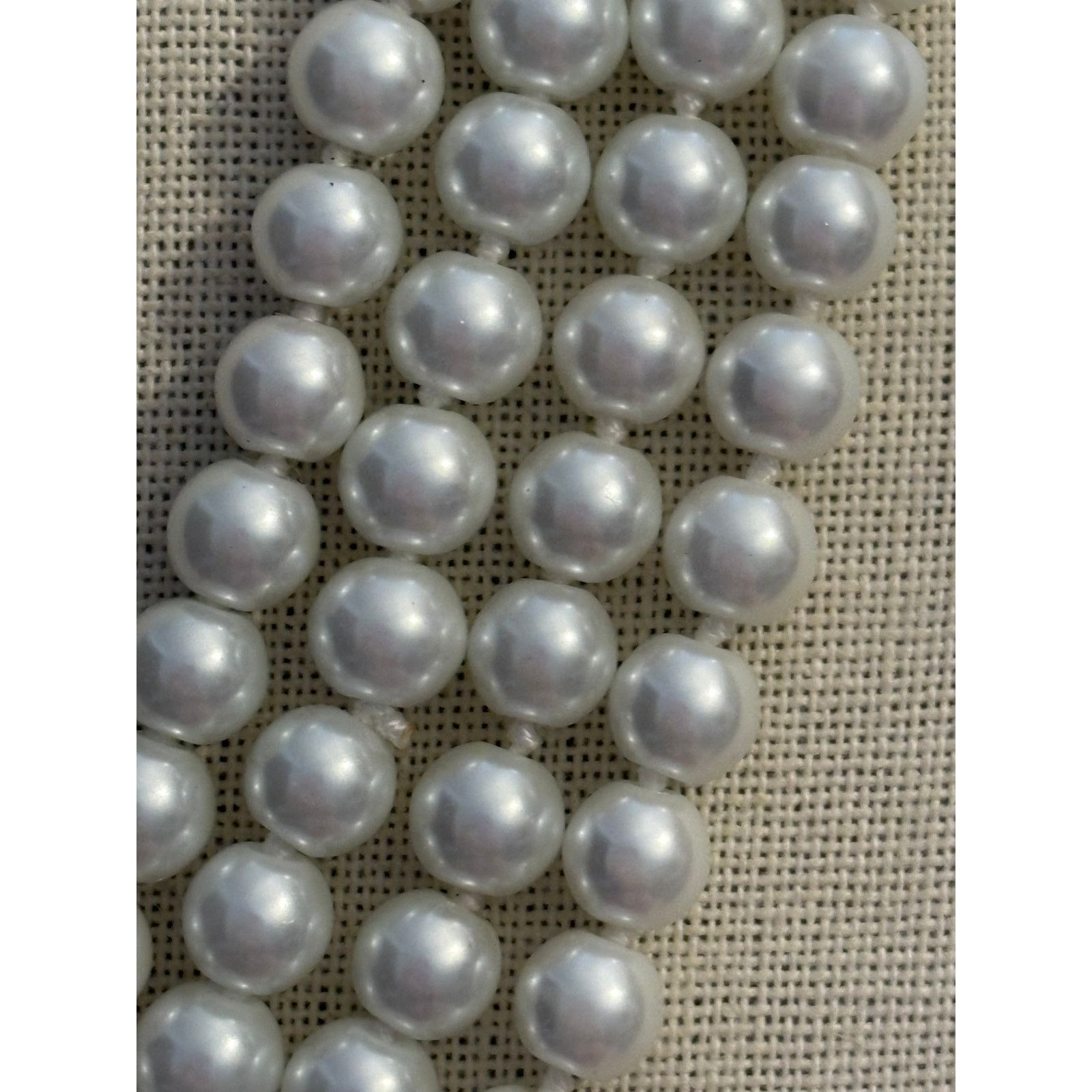 Other 2 Vintage Style 48” Faux Pearl Single Strand Necklace Size ONE SIZE - 4 Thumbnail