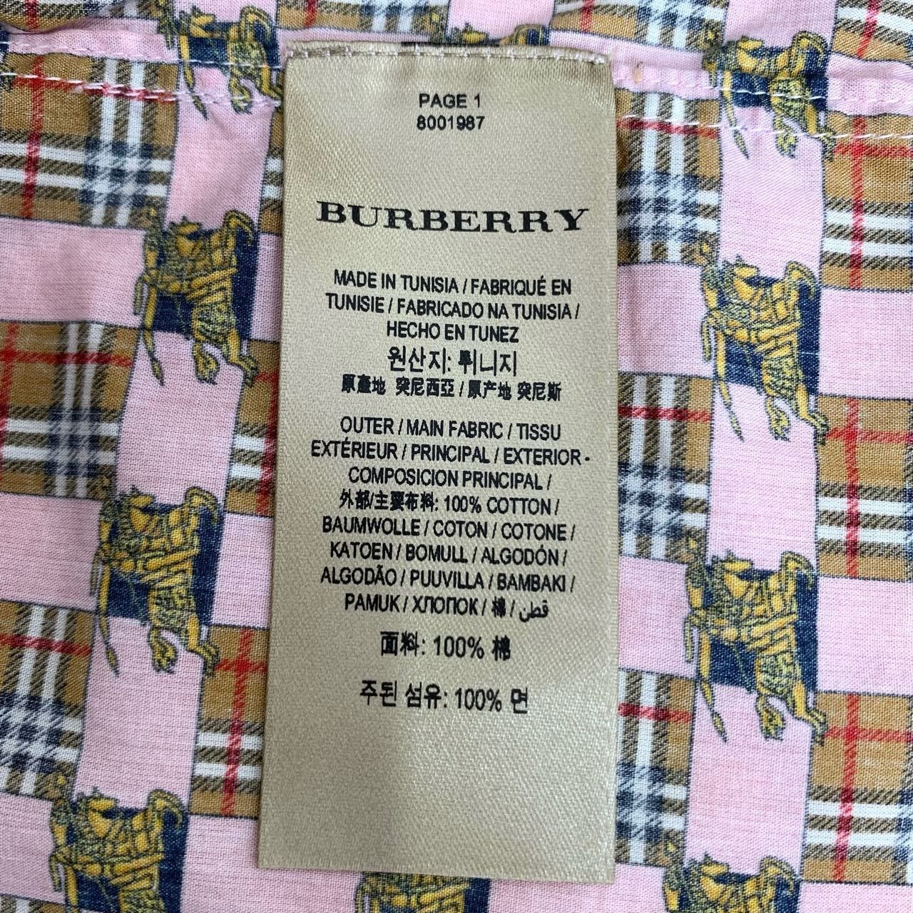 Burberry Burberry Shirt Cotton Long-Sleeve Shirt (Size 34) Size XXS / US 00 / IT 34 - 3 Thumbnail