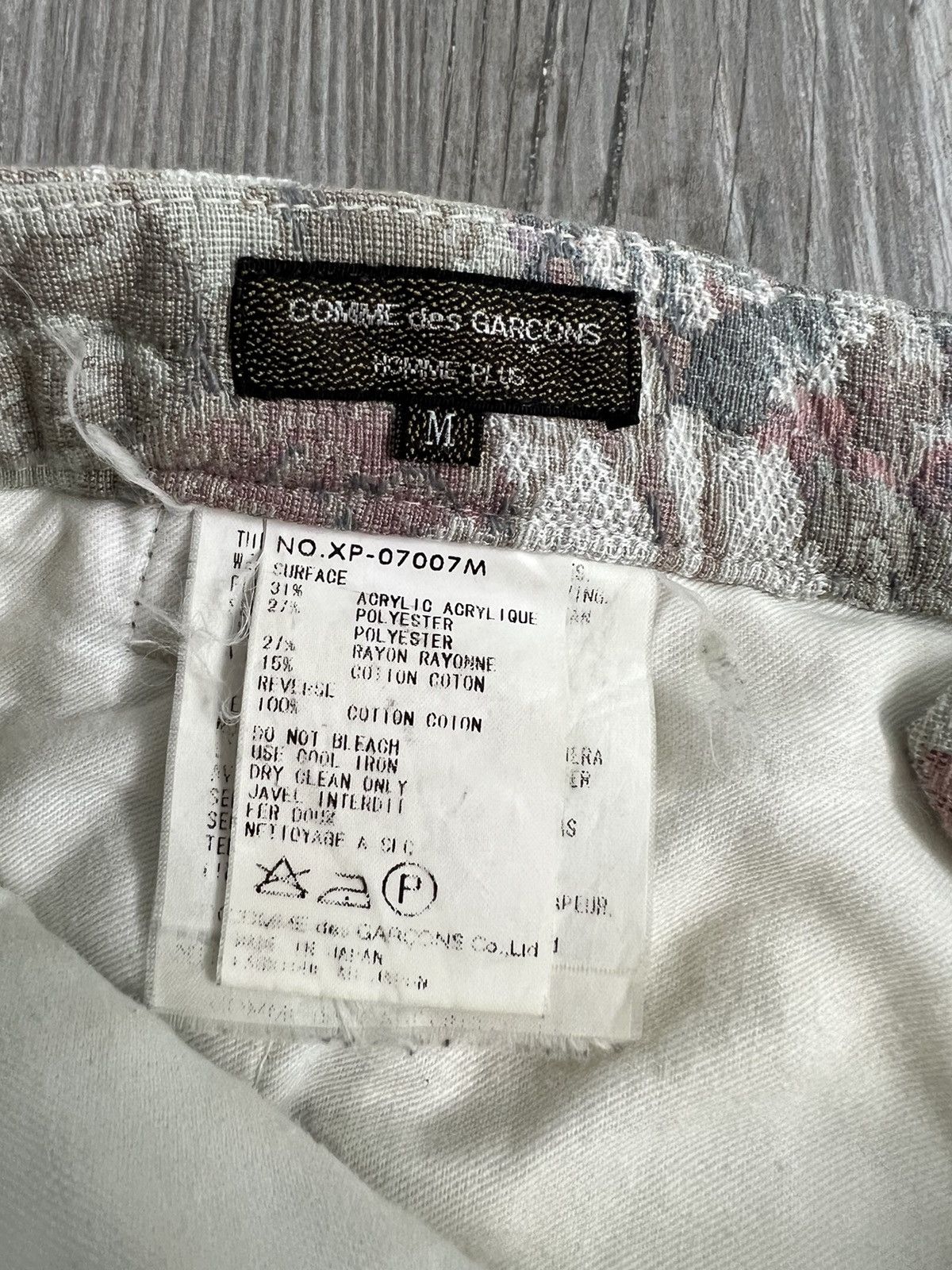 Comme des Garcons × Comme des Garcons Homme × Comme des Garcons Homme Plus 1999 Comme Des Garçons Homme Plus Gobelin Patchwork Pants Size US 32 / EU 48 - 15 Thumbnail
