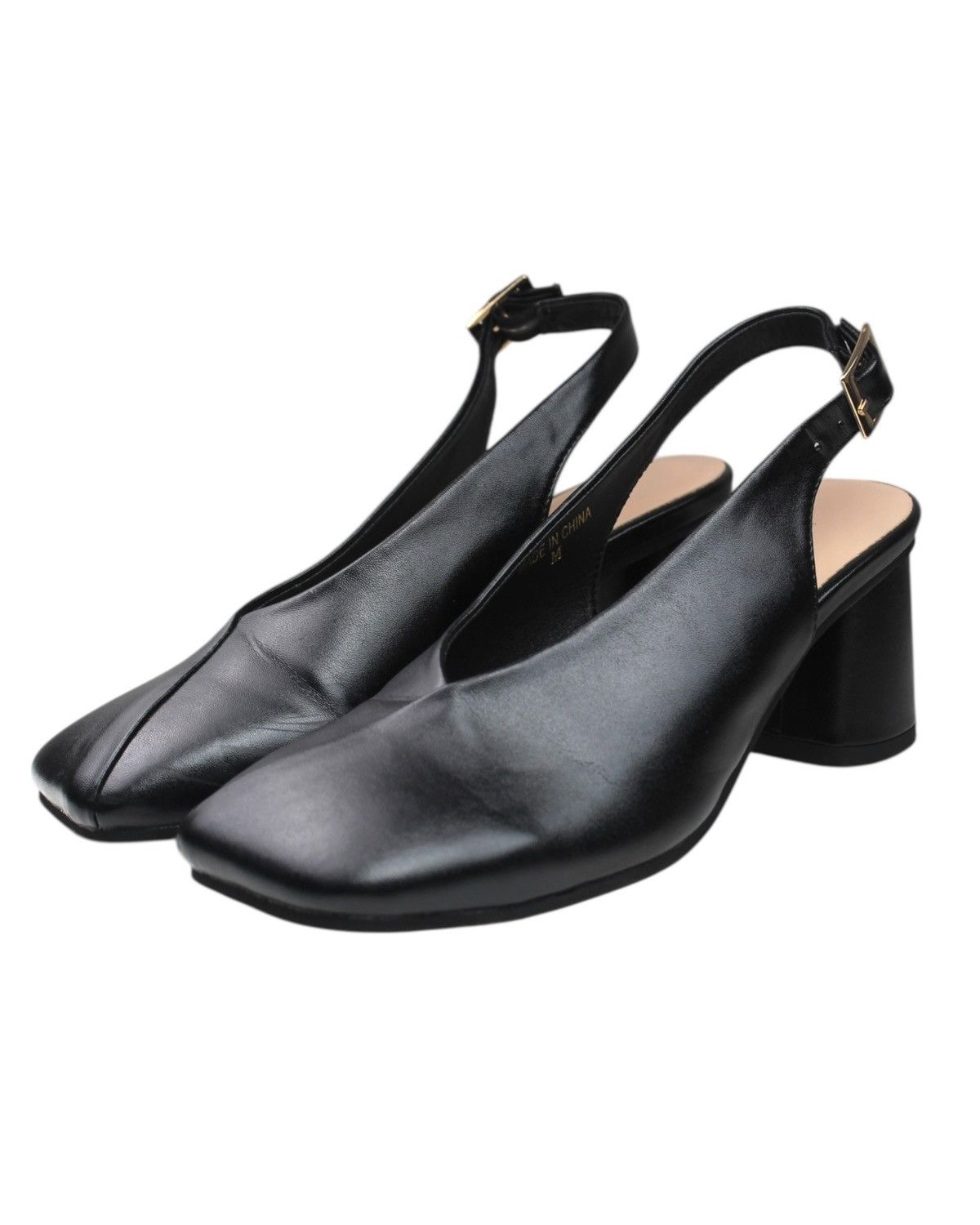 Japanese Brand SS2025 LEPSIM SQUARE TOE HEEL PUMPS Size US 8 / IT 38 - 3 Thumbnail