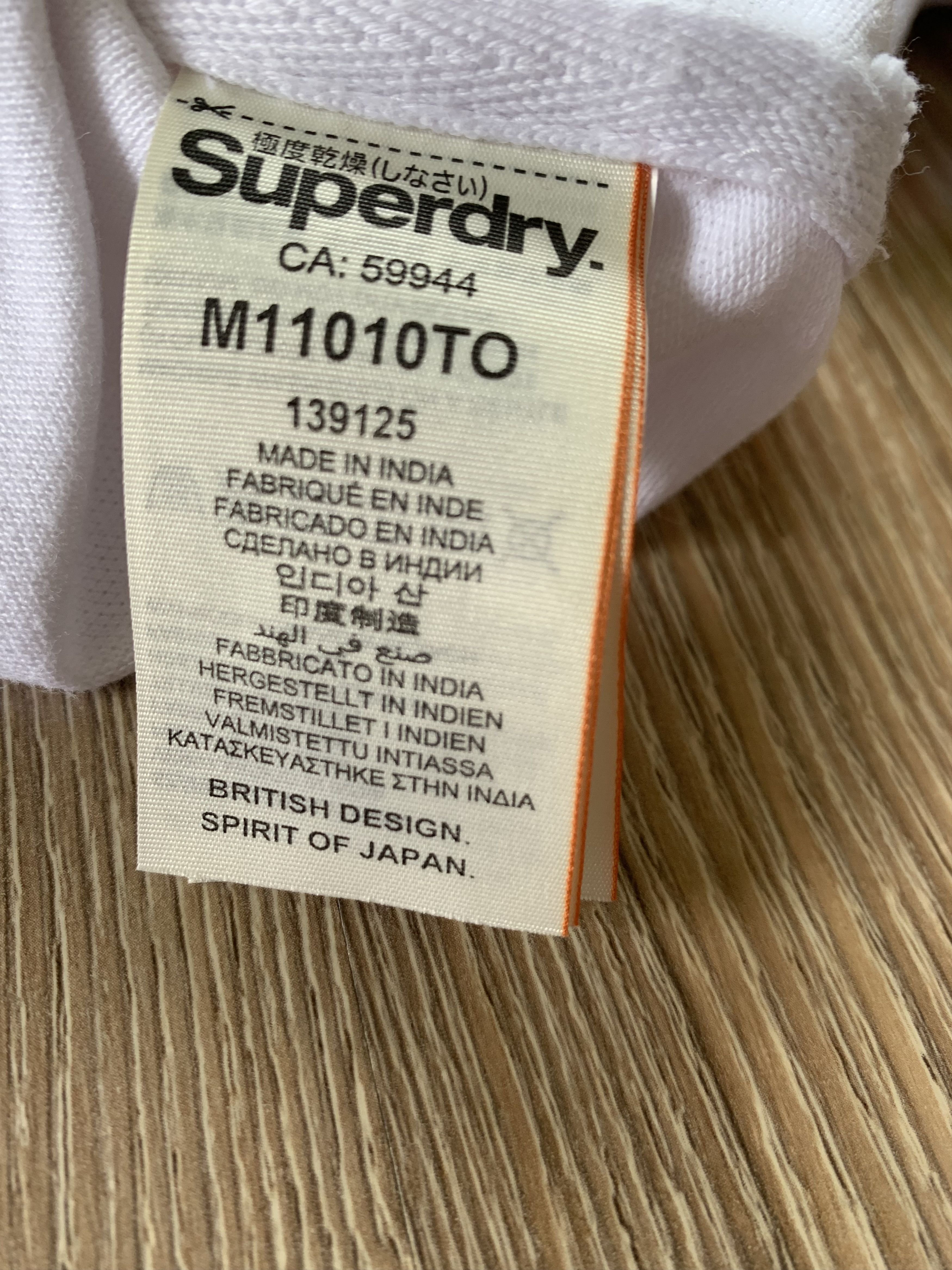 Japanese Brand × Superdry Superdry Classic Basic White Short Sleeeve Polo T Shirt Size US XXL / EU 58 / 5 - 9 Thumbnail