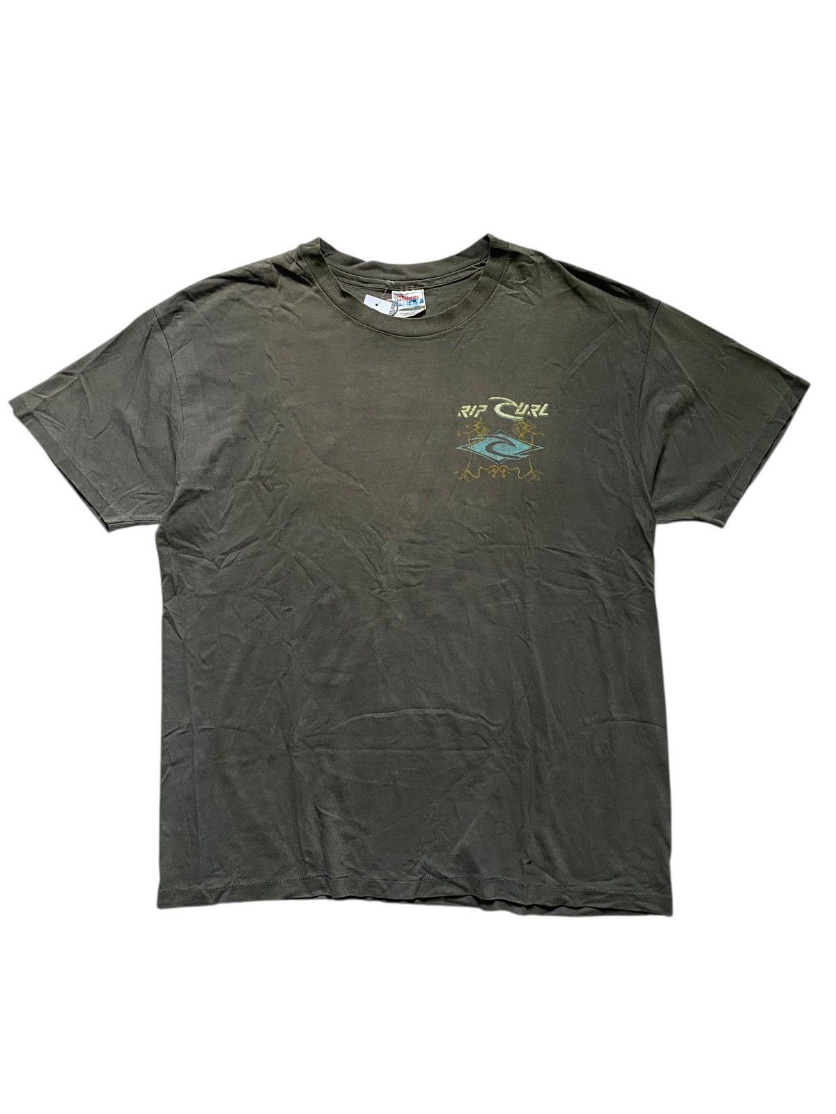 Quiksilver × Rip Curl × Vintage VINTAGE RIPCURL ON TAG HANES 90s Size US XL / EU 56 / 4 - 2 Thumbnail