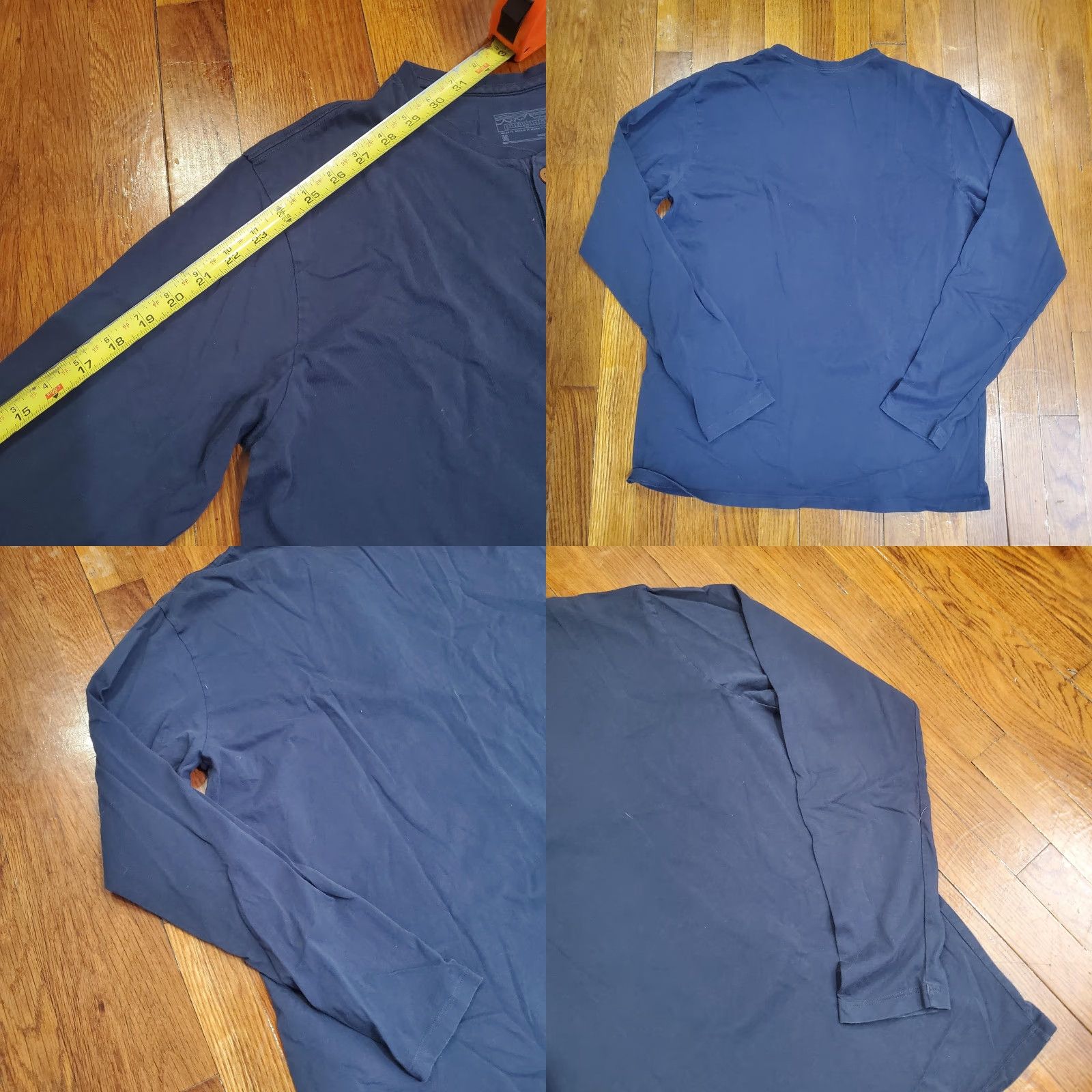 Patagonia Patagonia Henley Shirt Mens M Blue Long Sleeve Tagless 3 Button Tee Size US M / EU 48-50 / 2 - 8 Thumbnail