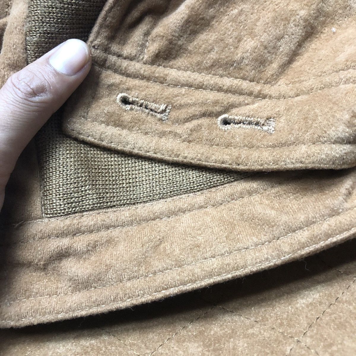 Japanese Brand Vintage Double Pocket Quilted Button Up Jacket Size L / US 10 / IT 46 - 9 Thumbnail
