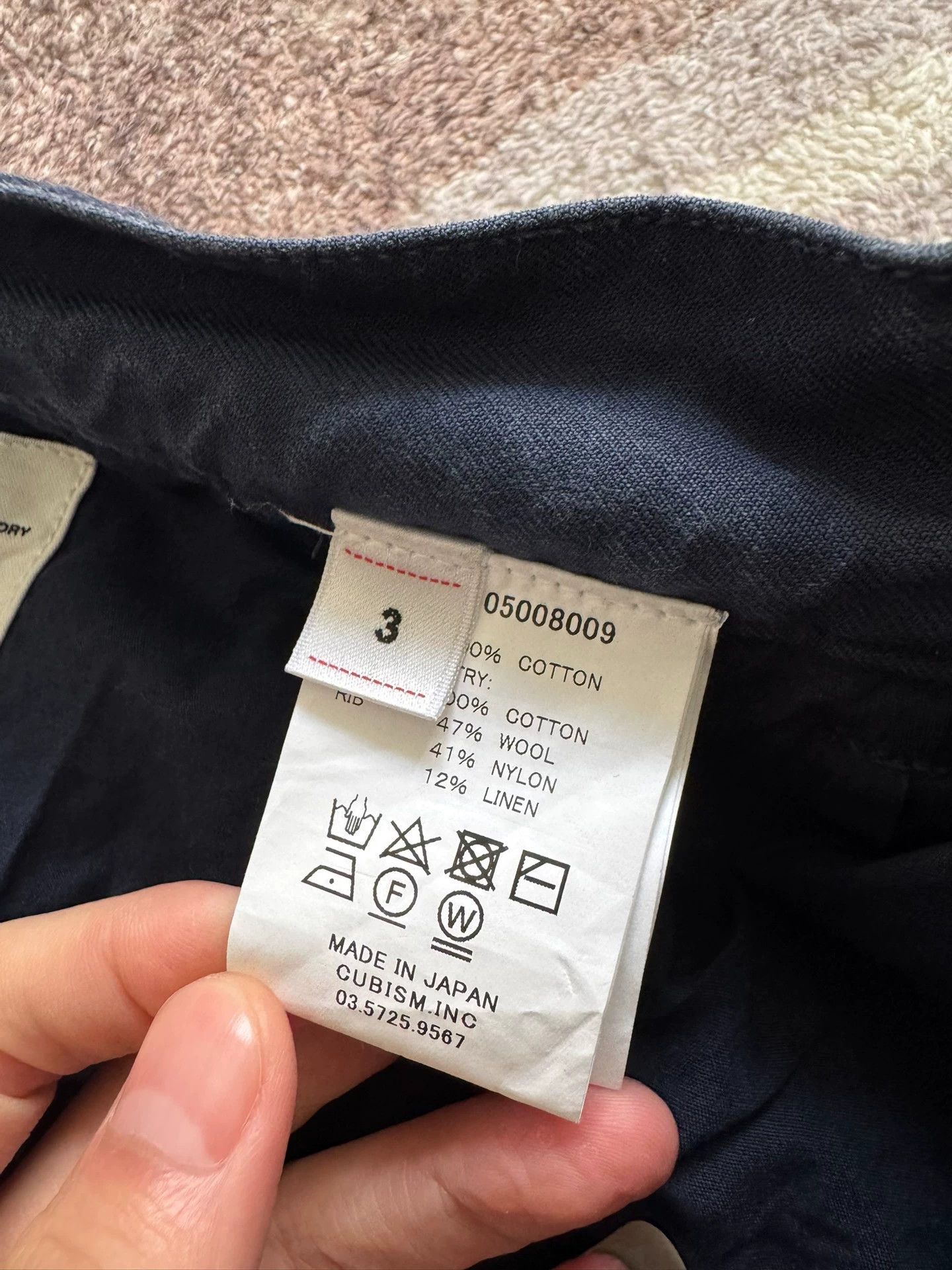 Visvim VISVIM 24SS CARROL Washed Racing Chino Navy 3 Size US 34 / EU 50 - 3 Thumbnail